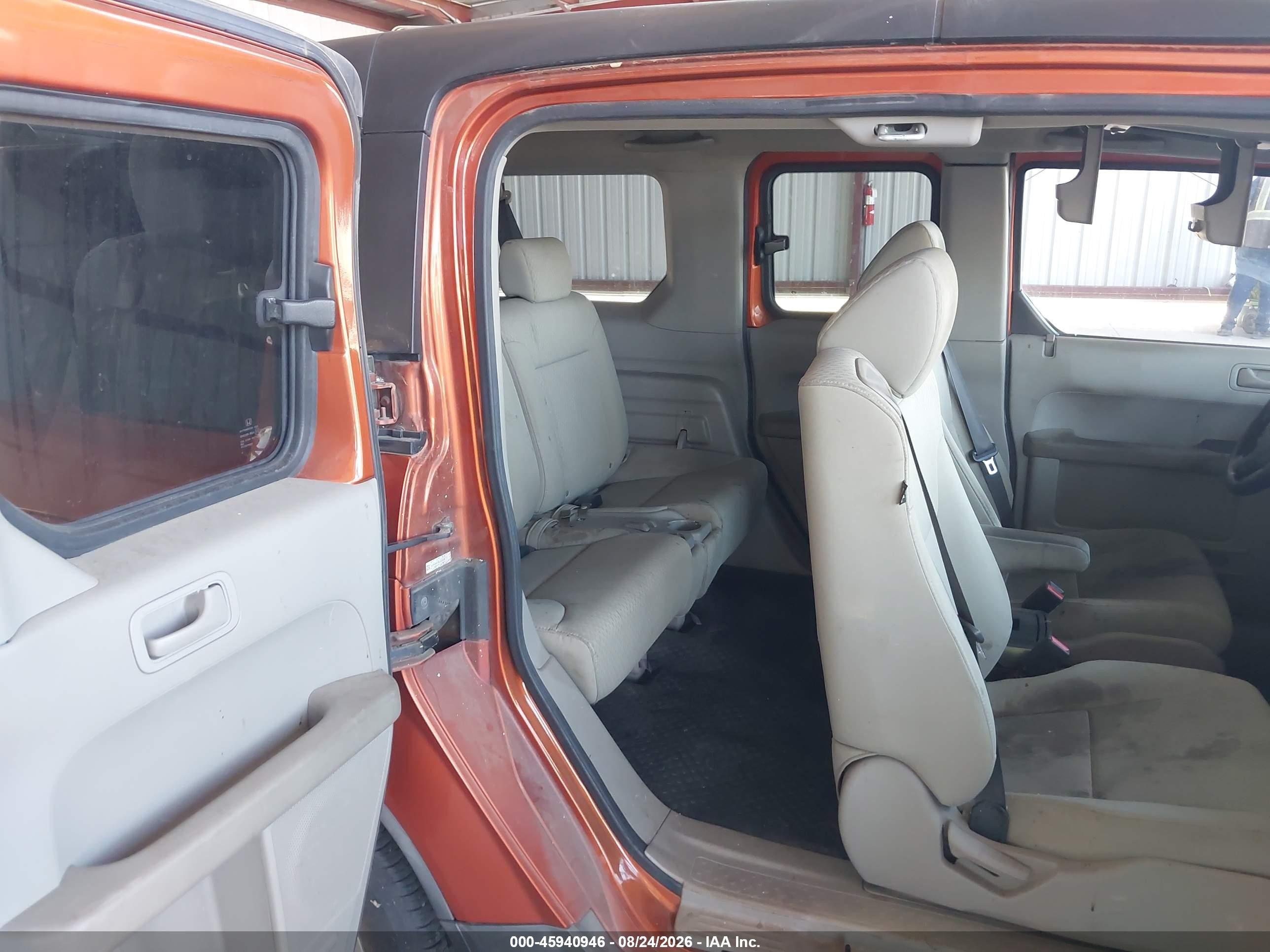 2011 Honda Element Ex Orange vin: 5J6YH1H75BL003636
