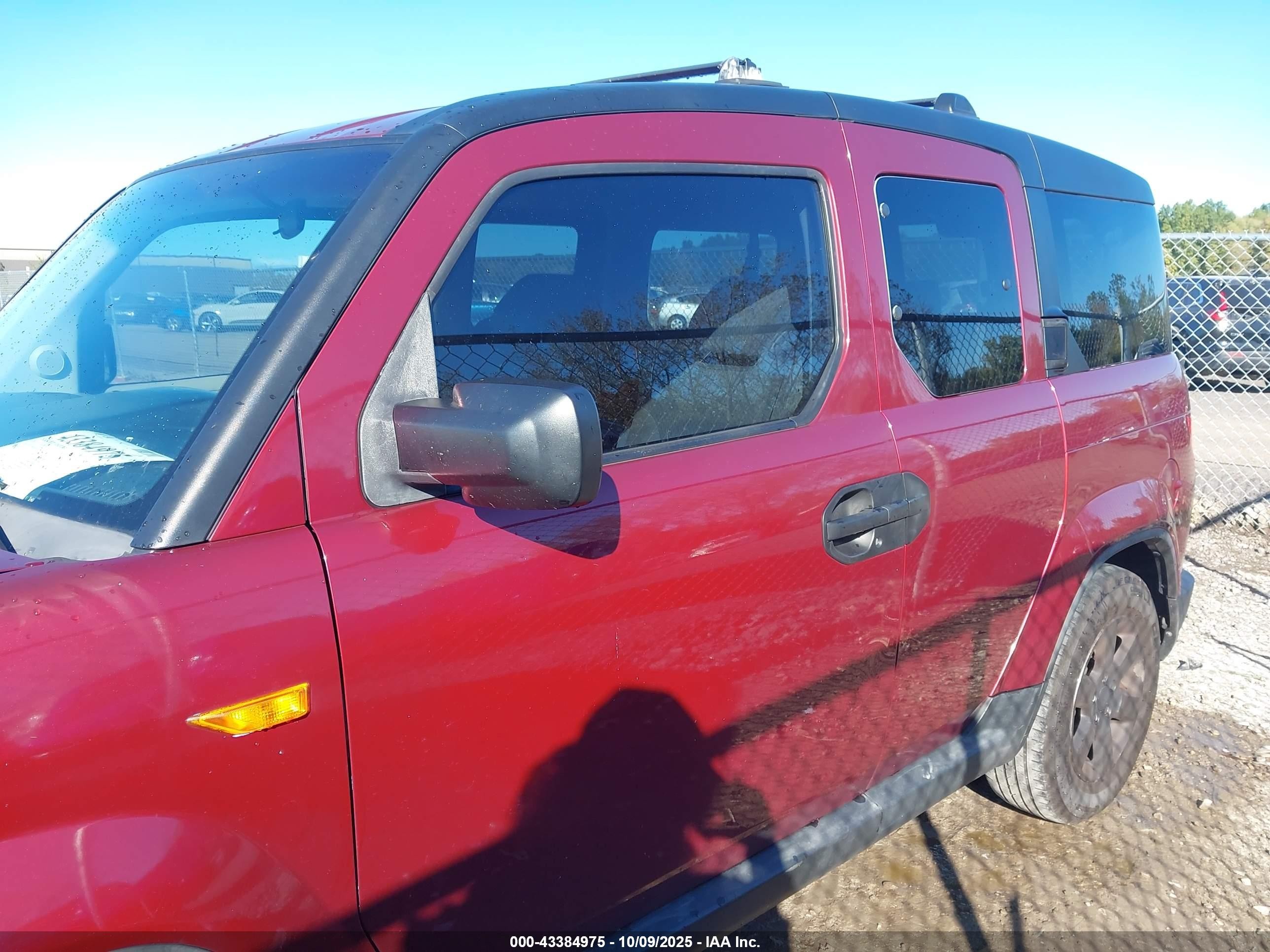 2011 Honda Element Ex Красный vin: 5J6YH1H76BL003693