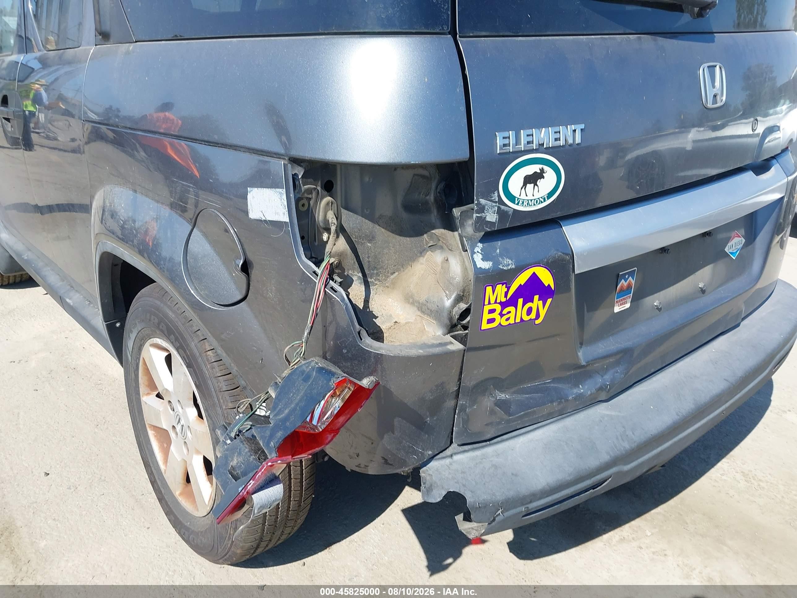 2010 Honda Element Ex Серый vin: 5J6YH1H77AL003801