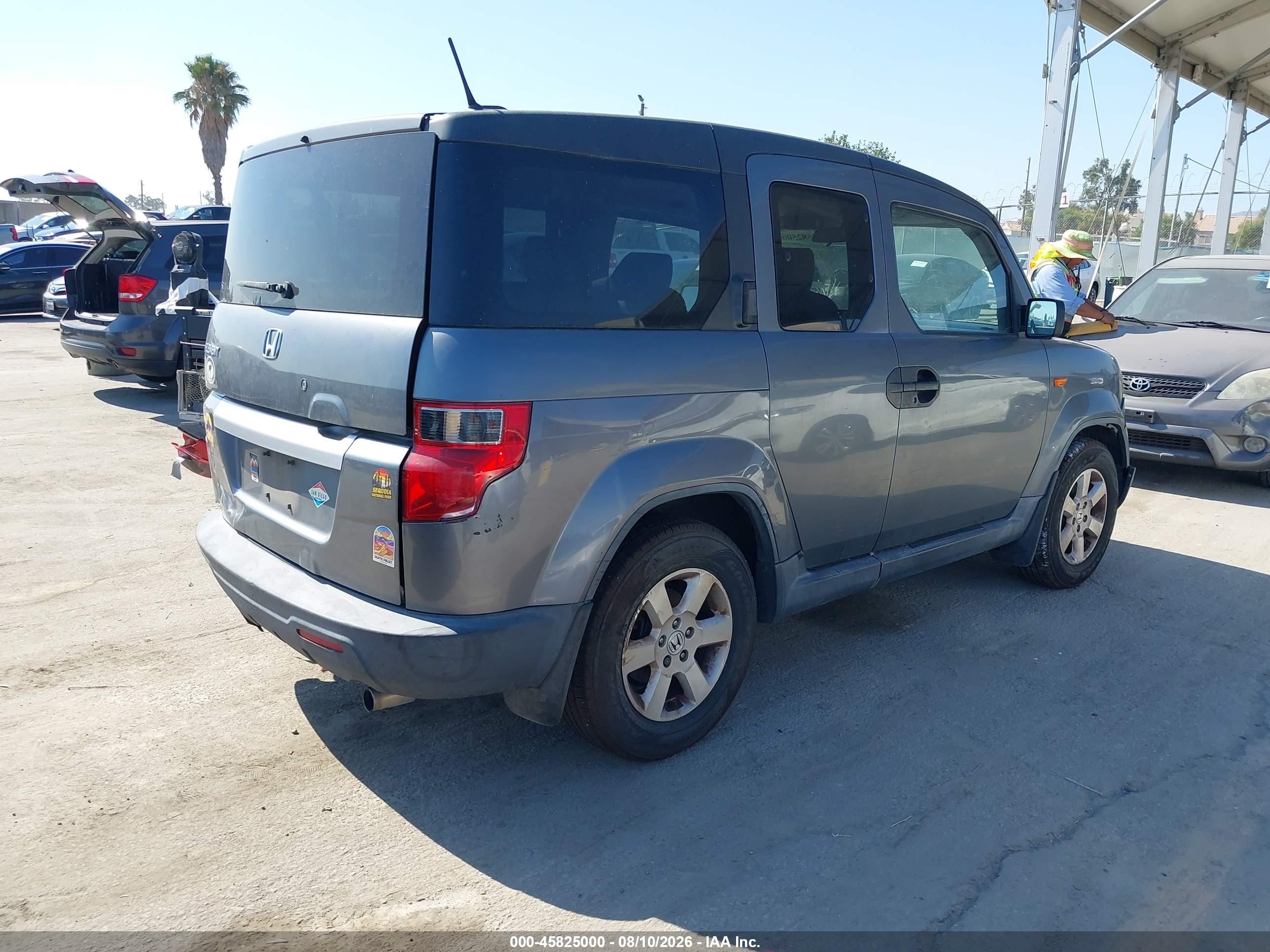 2010 Honda Element Ex Серый vin: 5J6YH1H77AL003801