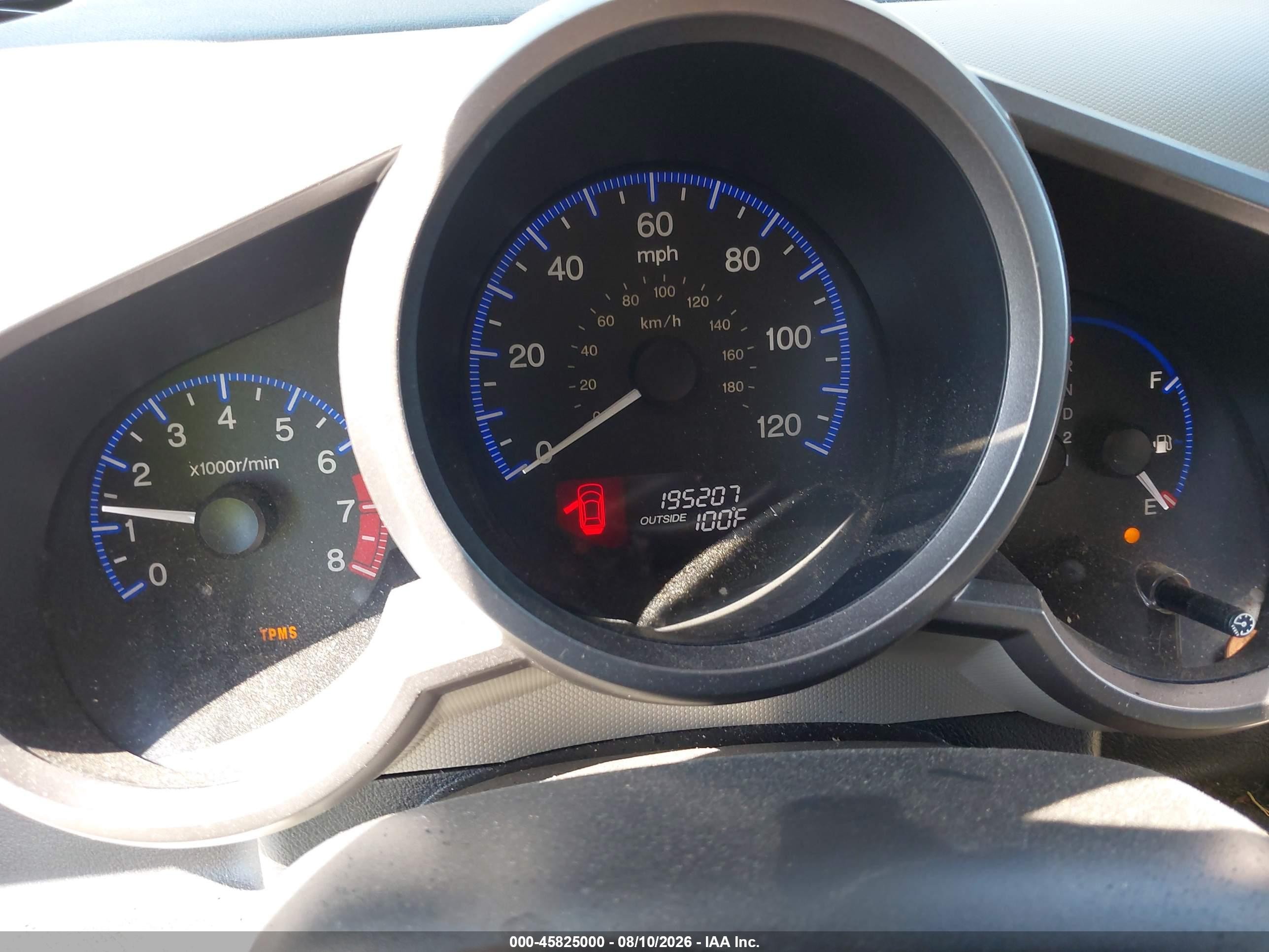2010 Honda Element Ex Серый vin: 5J6YH1H77AL003801