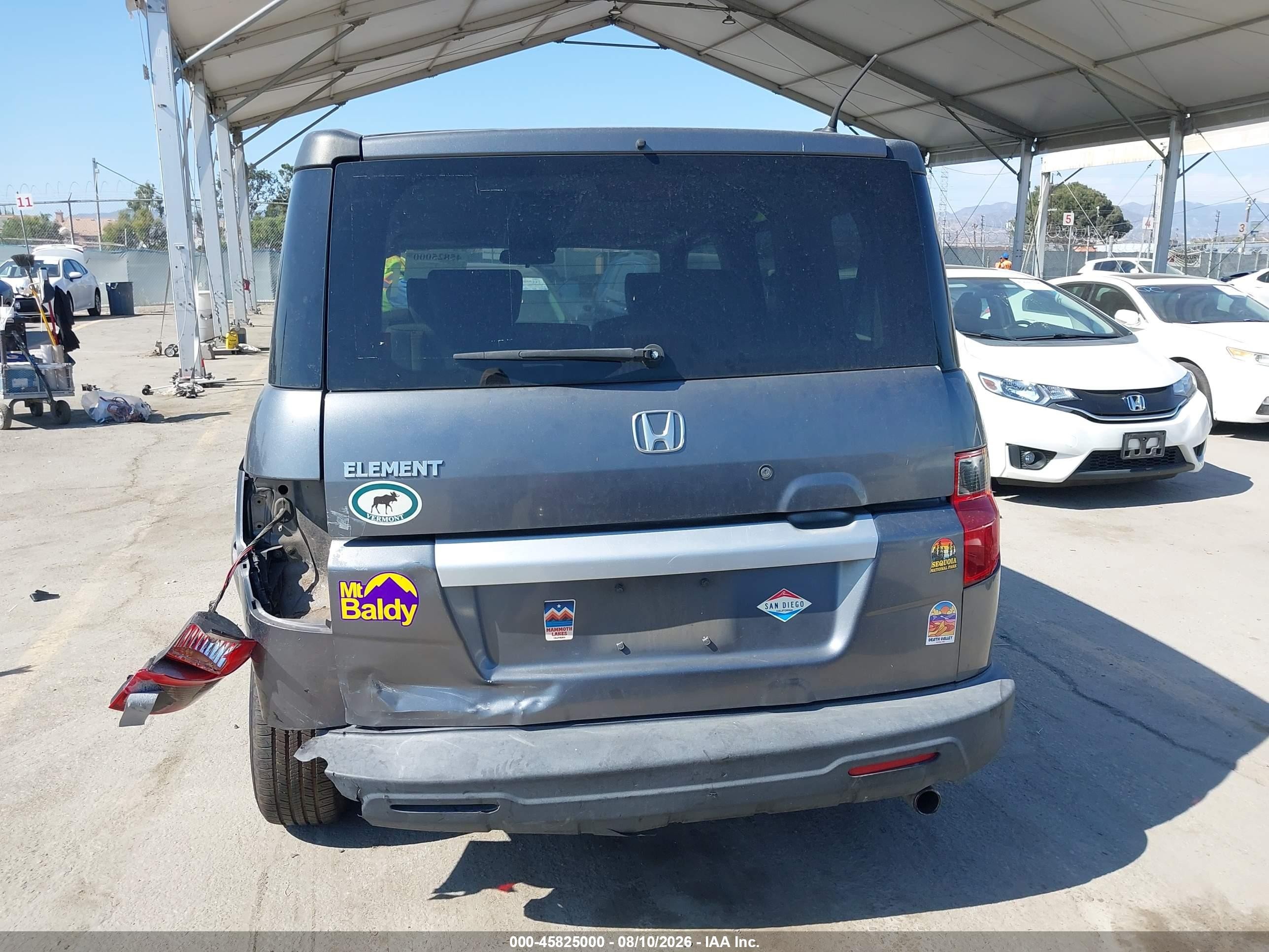 2010 Honda Element Ex Серый vin: 5J6YH1H77AL003801