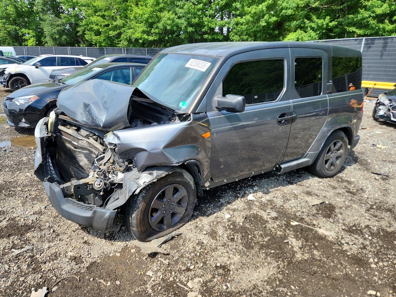 2010 Honda Element Ex Gray vin: 5J6YH1H78AL003886