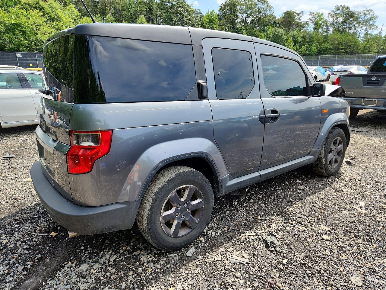 2010 Honda Element Ex Gray vin: 5J6YH1H78AL003886