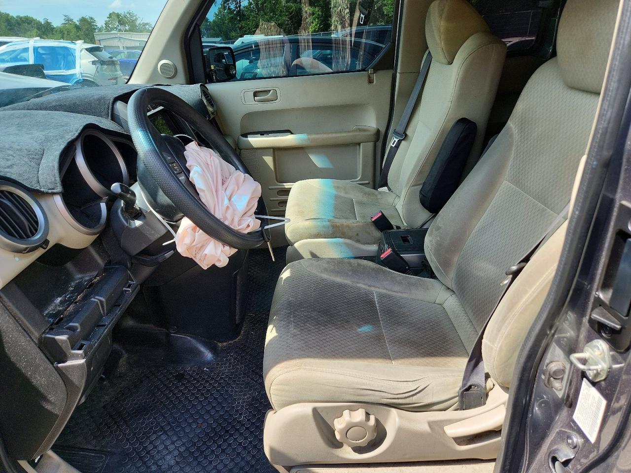 2010 Honda Element Ex Gray vin: 5J6YH1H78AL003886