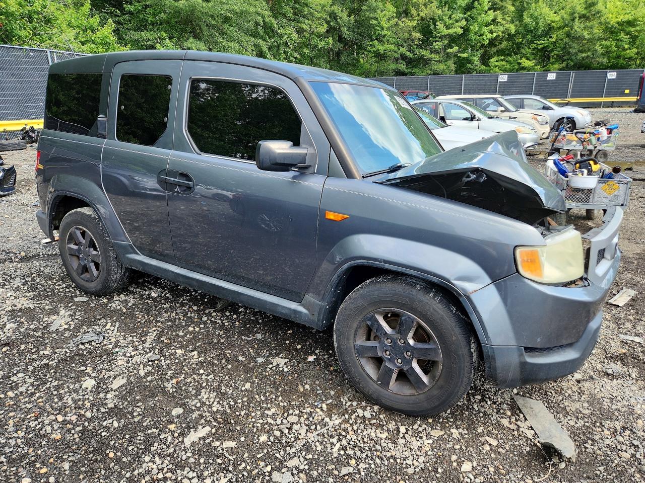 2010 Honda Element Ex Gray vin: 5J6YH1H78AL003886