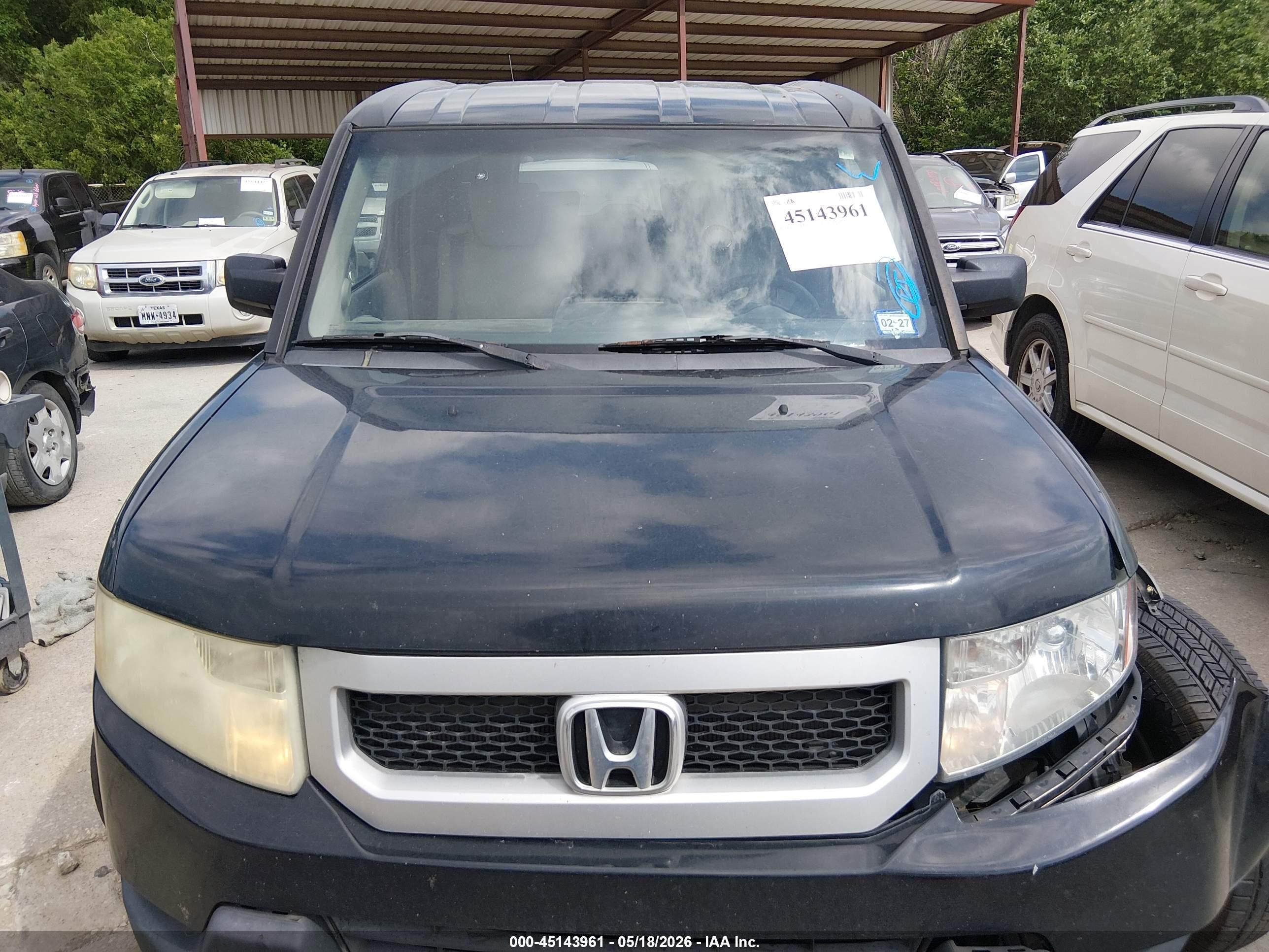 2010 Honda Element Ex Black vin: 5J6YH1H79AL007008