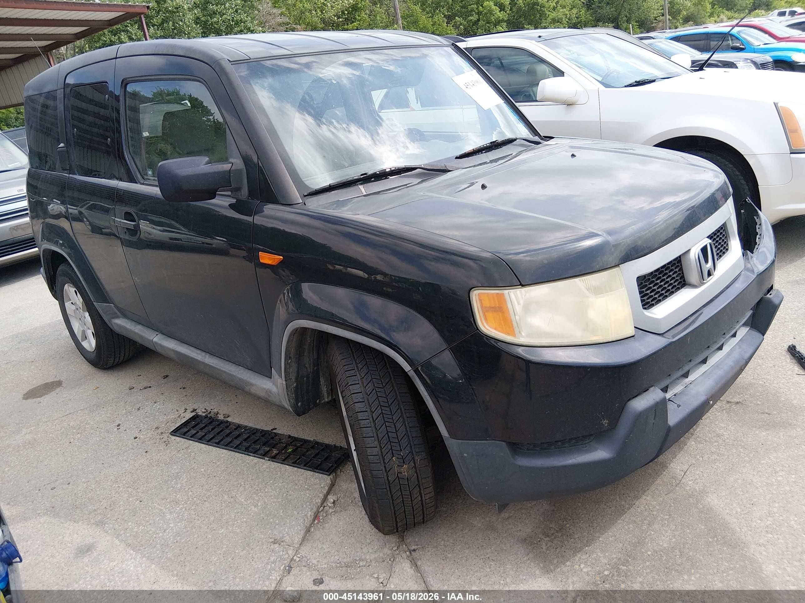 2010 Honda Element Ex Black vin: 5J6YH1H79AL007008