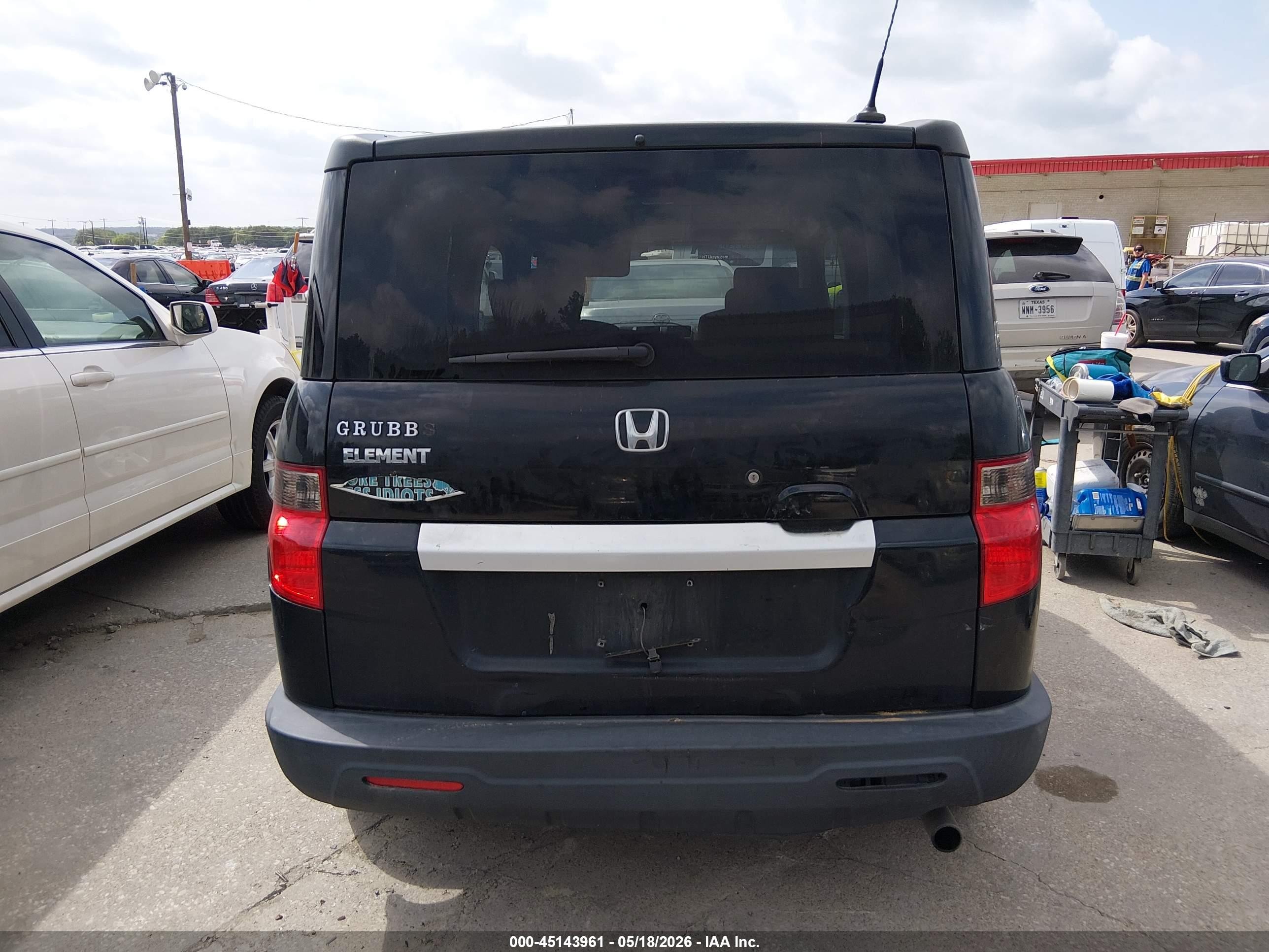 2010 Honda Element Ex Black vin: 5J6YH1H79AL007008