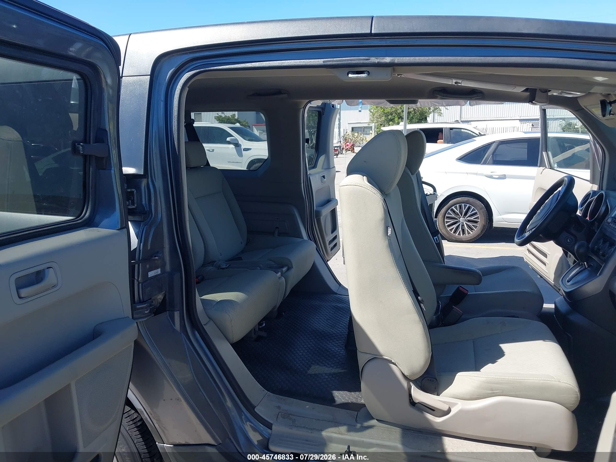2010 Honda Element Ex Gray vin: 5J6YH1H7XAL004229