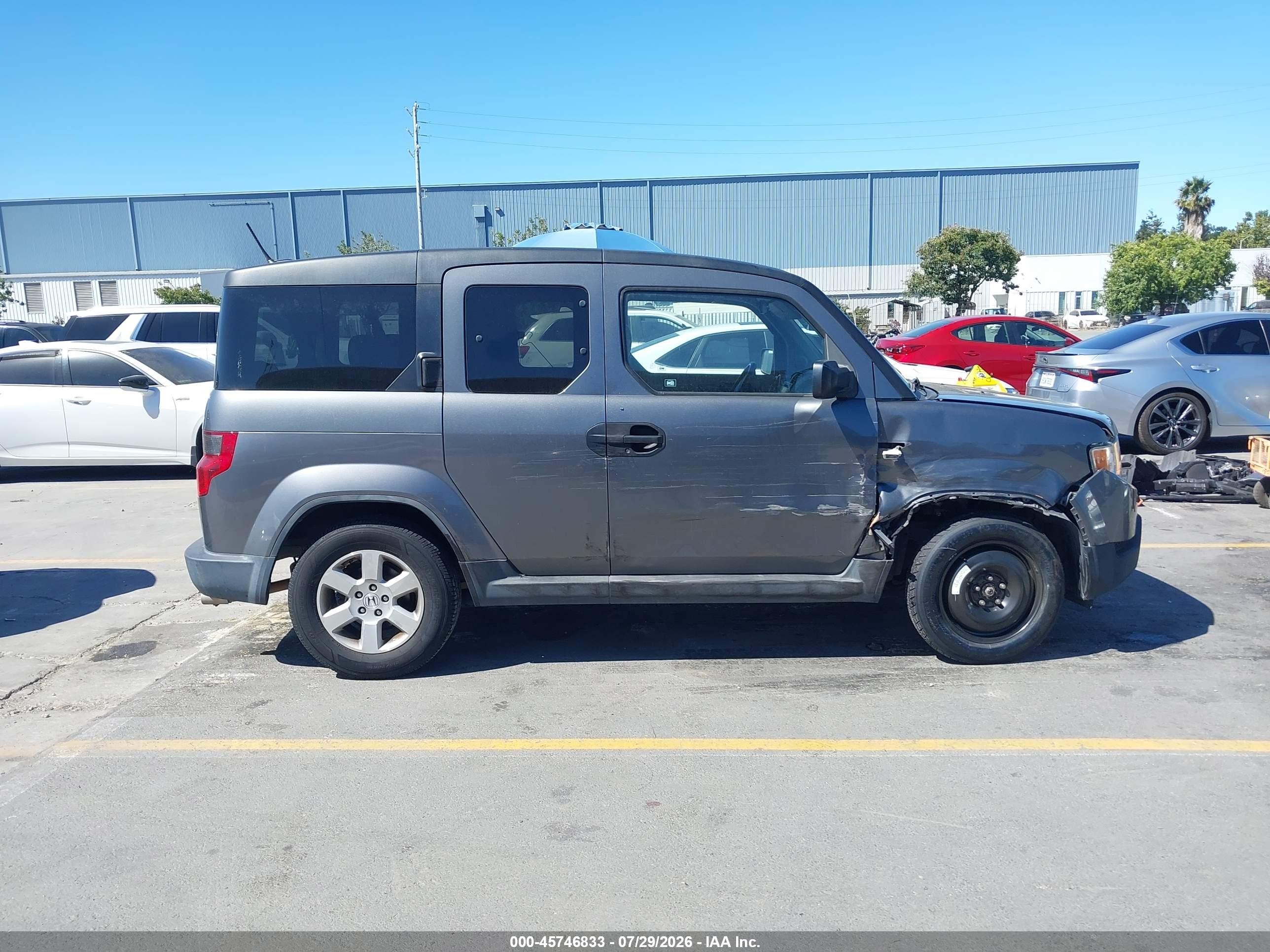 2010 Honda Element Ex Gray vin: 5J6YH1H7XAL004229