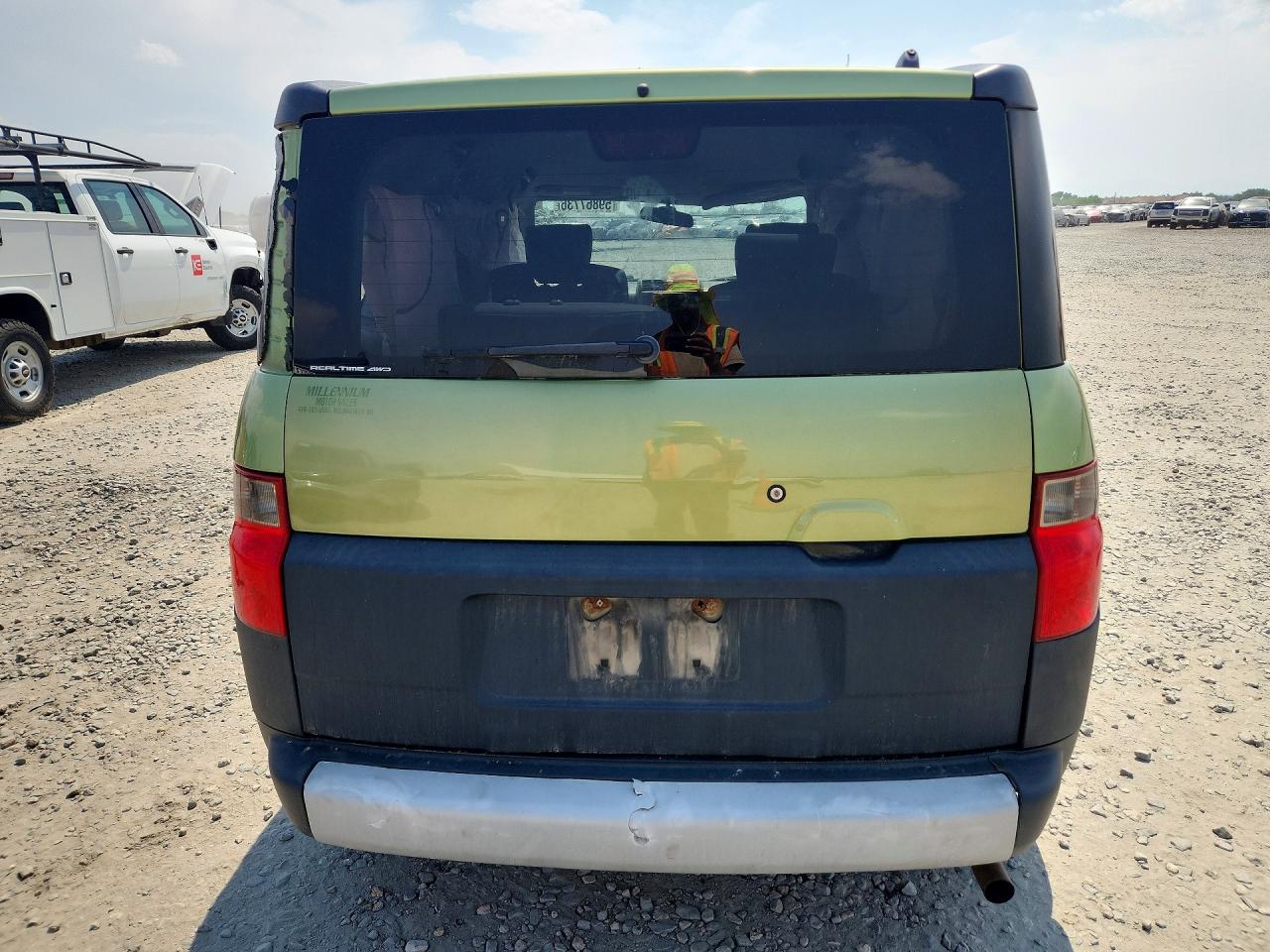 2007 Honda Element Lx Green vin: 5J6YH27337L004957