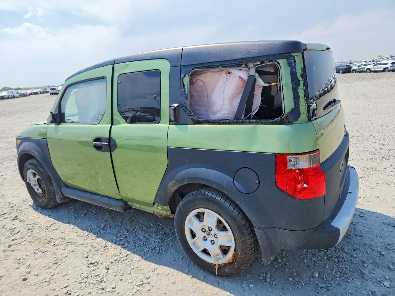 2007 Honda Element Lx Green vin: 5J6YH27337L004957