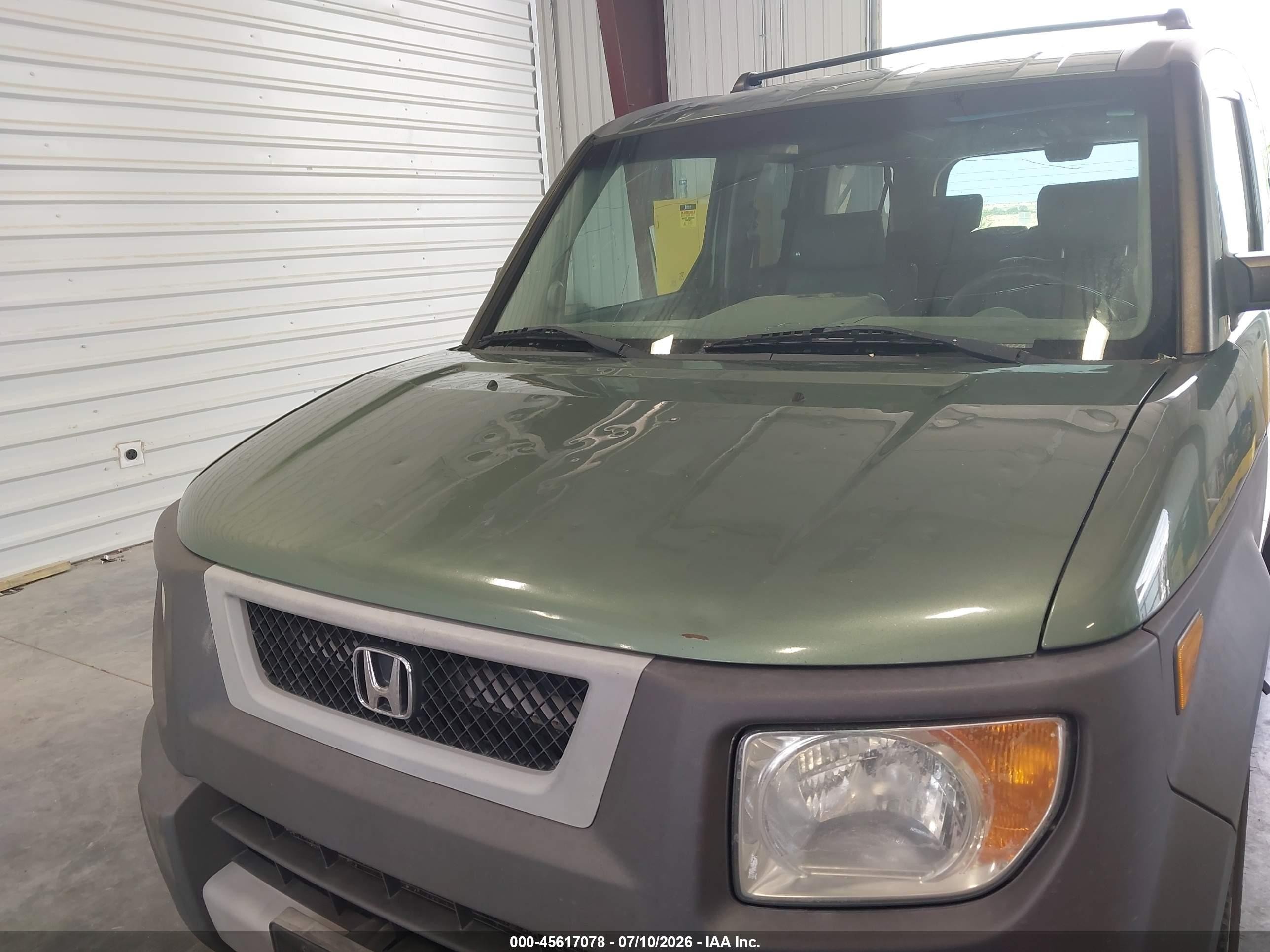 2004 Honda Element Ex Green vin: 5J6YH27504L007750