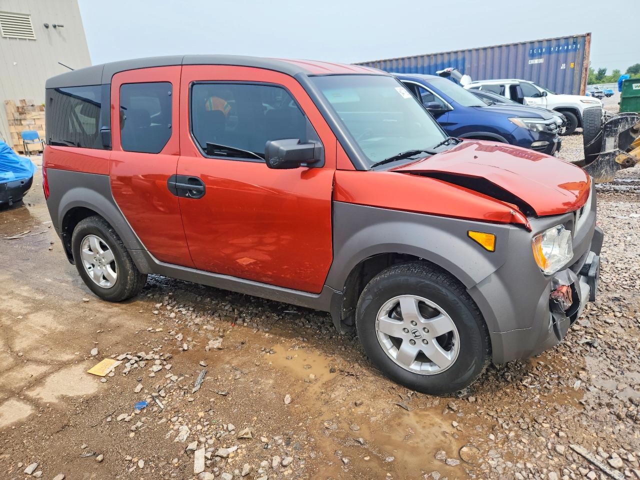 2003 Honda Element Ex Orange vin: 5J6YH27513L046197