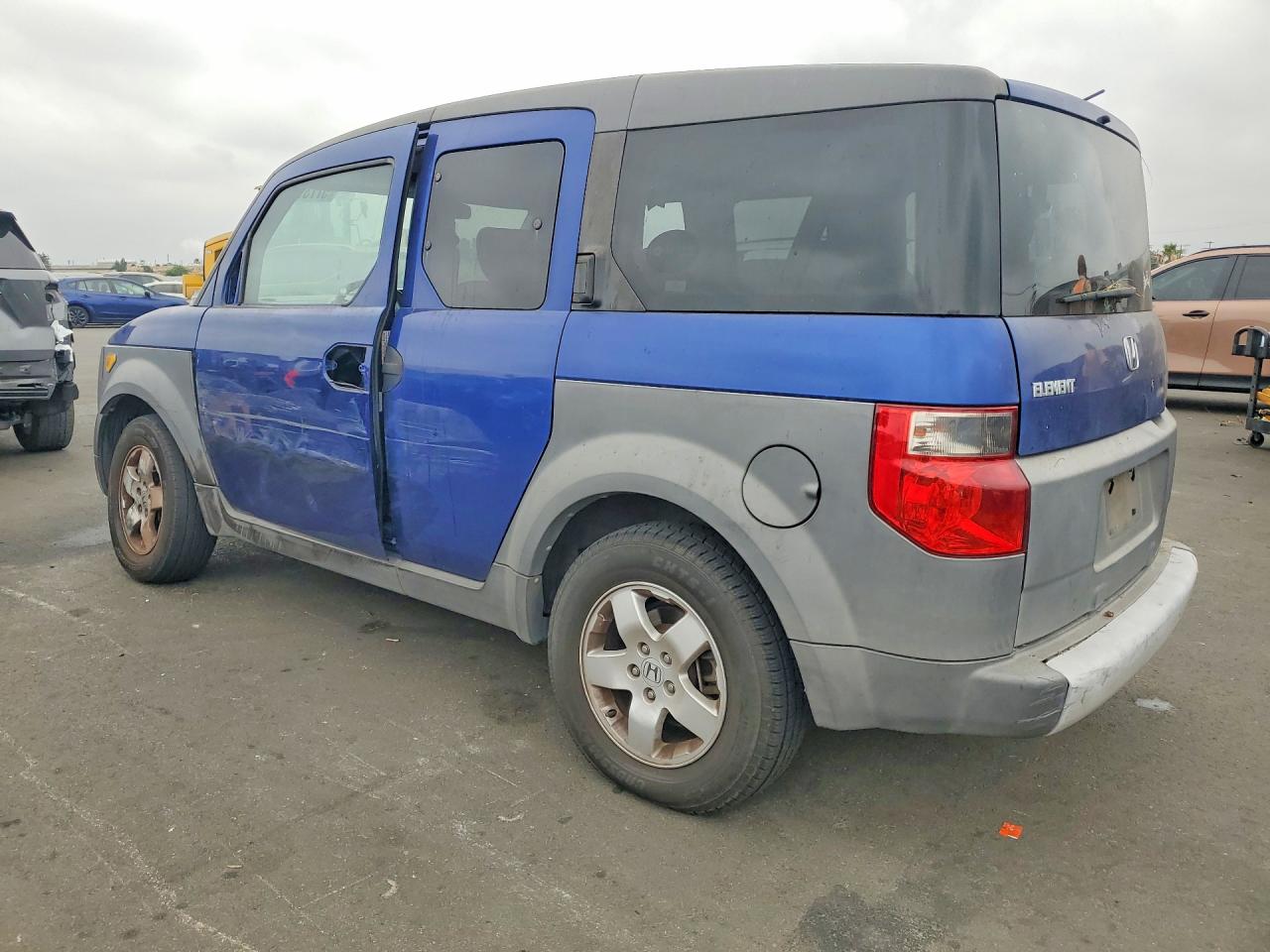 2004 Honda Element Ex Blue vin: 5J6YH27554L031400