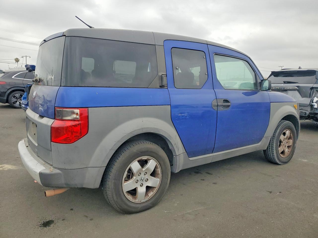 2004 Honda Element Ex Blue vin: 5J6YH27554L031400