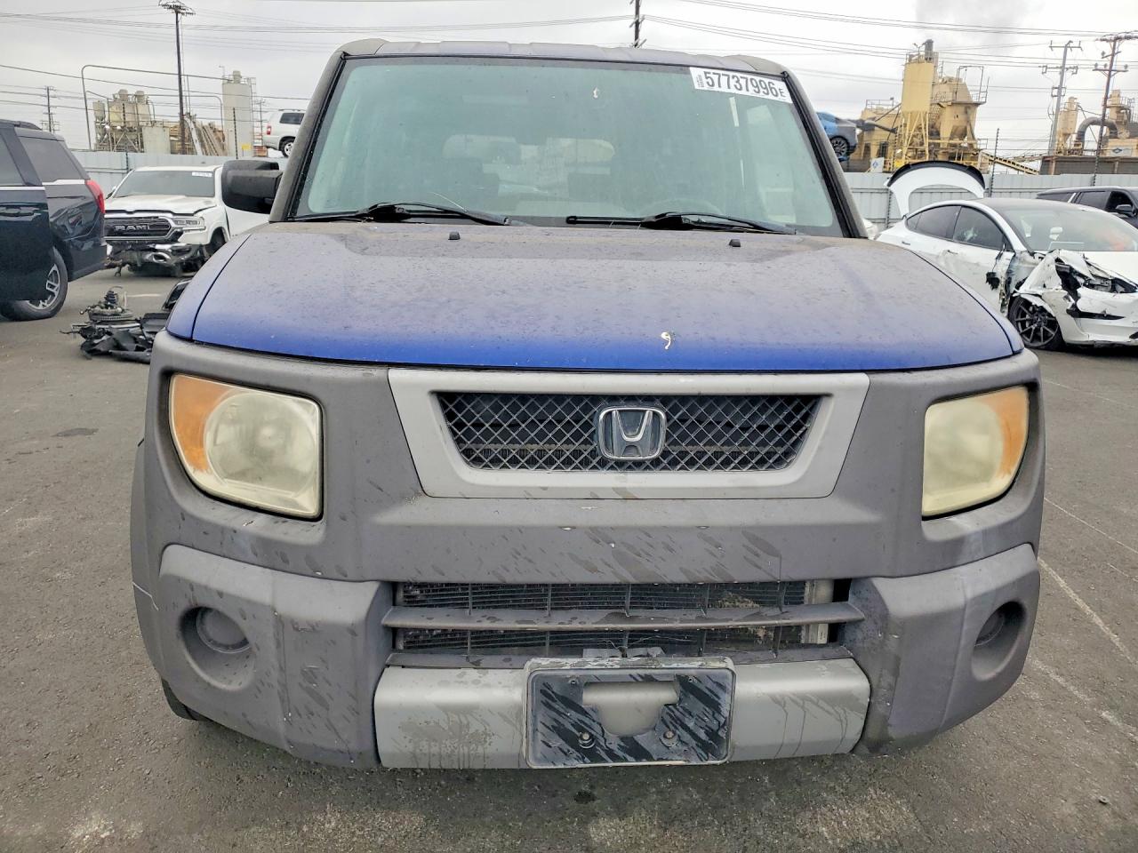 2004 Honda Element Ex Blue vin: 5J6YH27554L031400