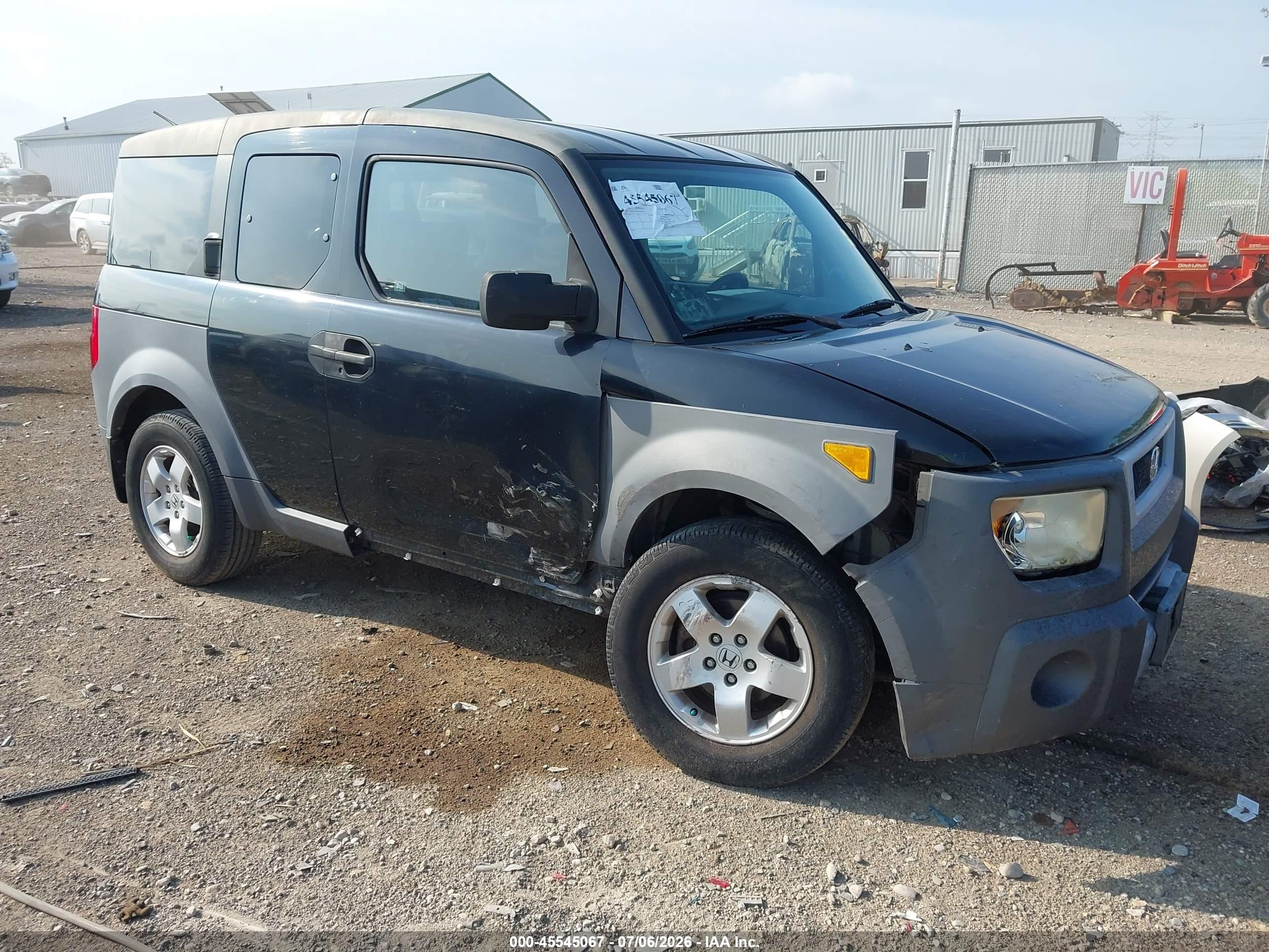 2004 Honda Element Ex Черный vin: 5J6YH27614L036831