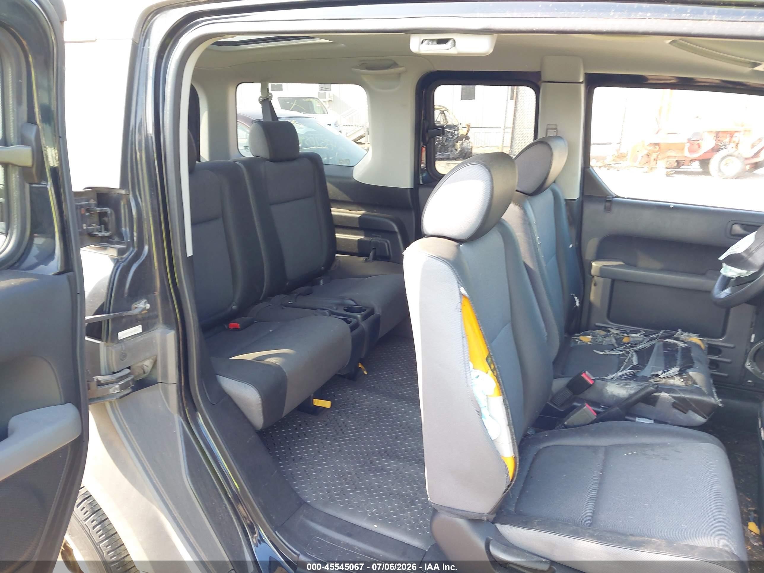 2004 Honda Element Ex Black vin: 5J6YH27614L036831
