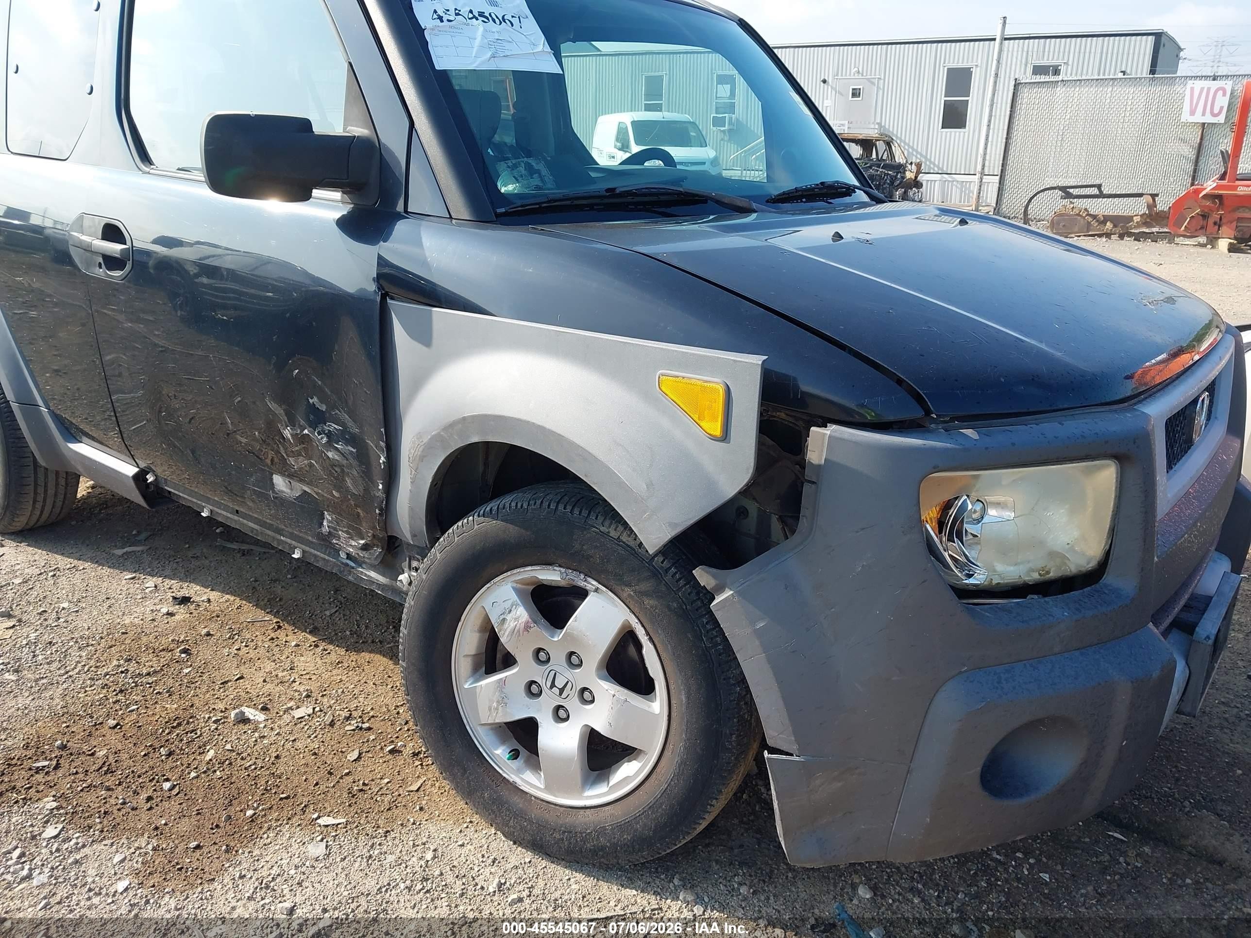 2004 Honda Element Ex Black vin: 5J6YH27614L036831