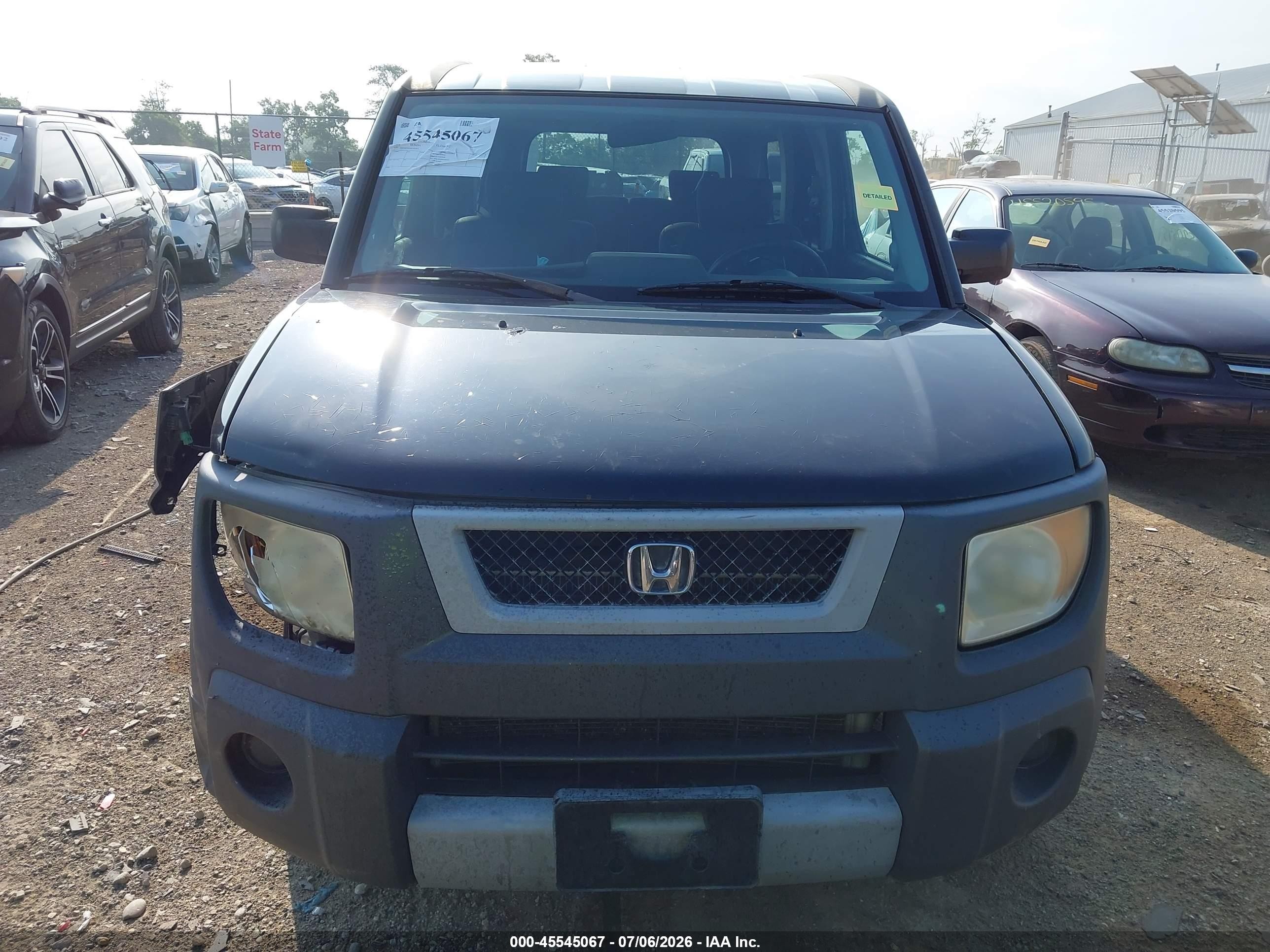 2004 Honda Element Ex Black vin: 5J6YH27614L036831