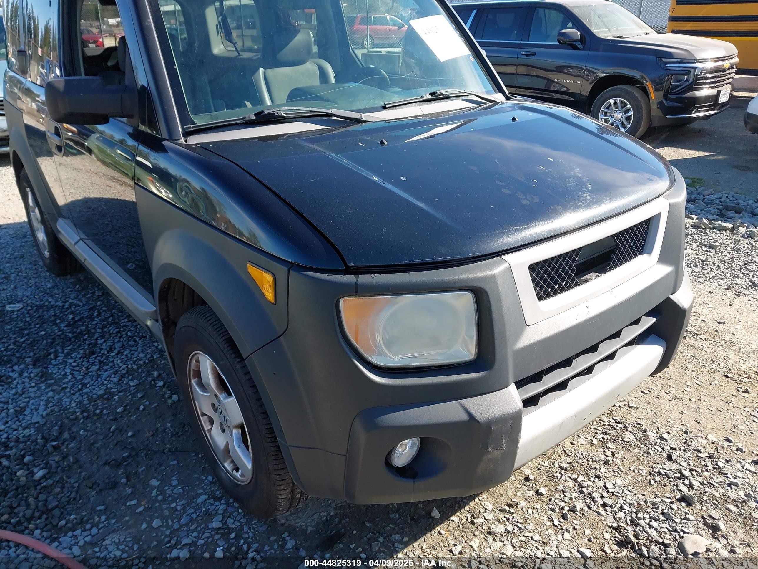 2005 Honda Element Ex Black vin: 5J6YH27615L020775