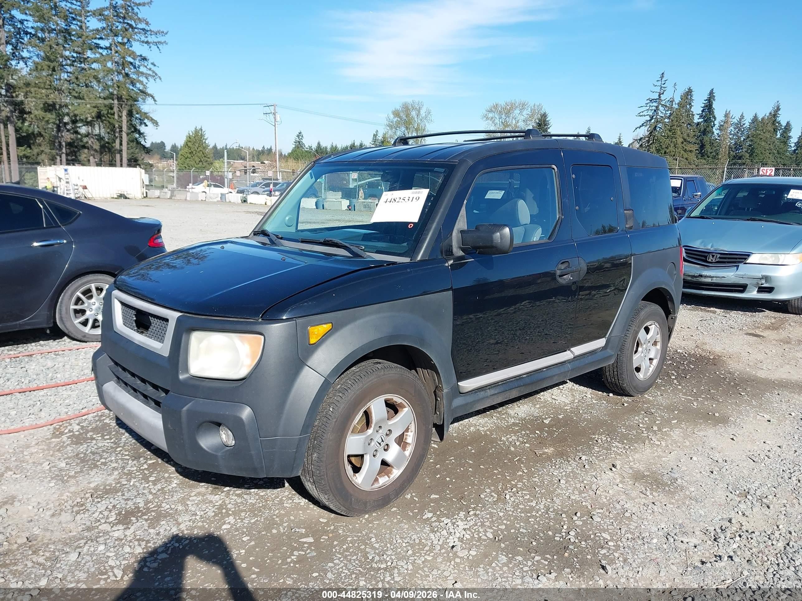 2005 Honda Element Ex Black vin: 5J6YH27615L020775