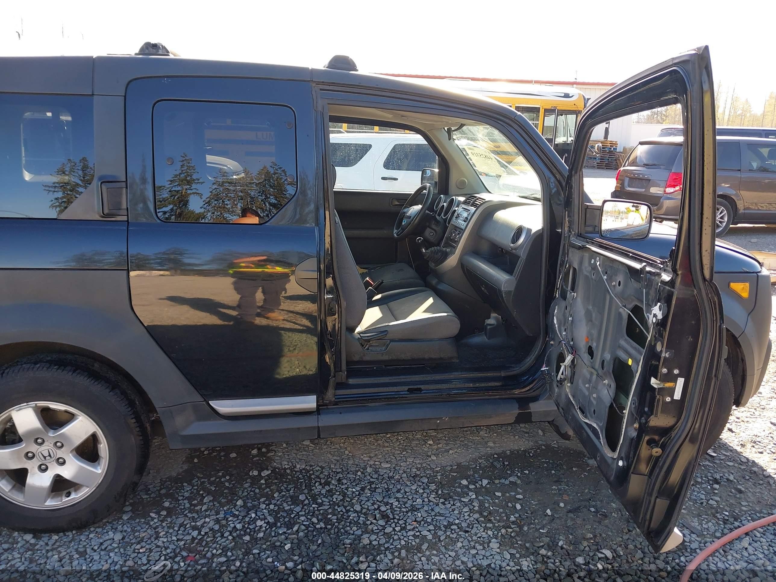 2005 Honda Element Ex Black vin: 5J6YH27615L020775