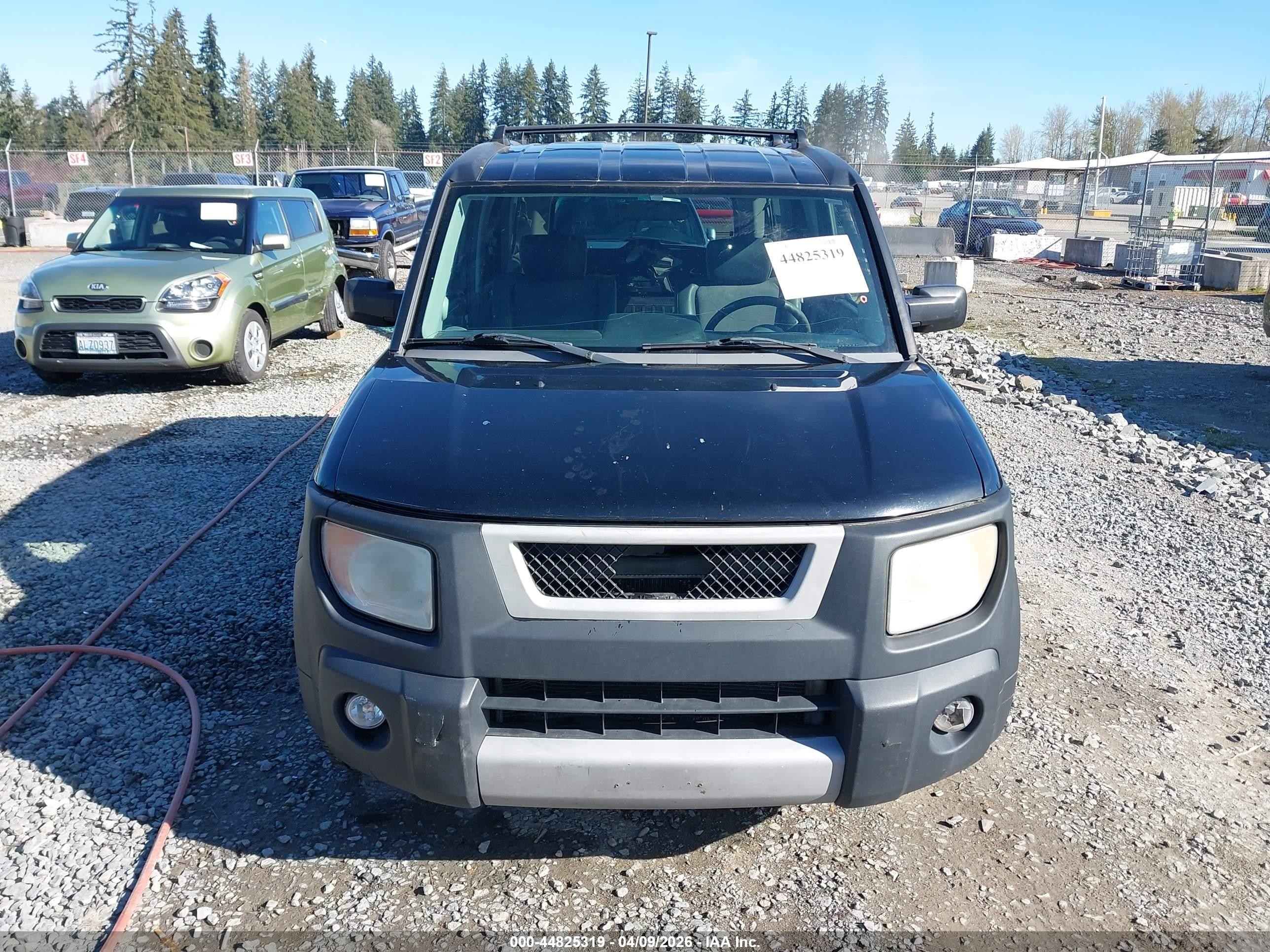 2005 Honda Element Ex Black vin: 5J6YH27615L020775