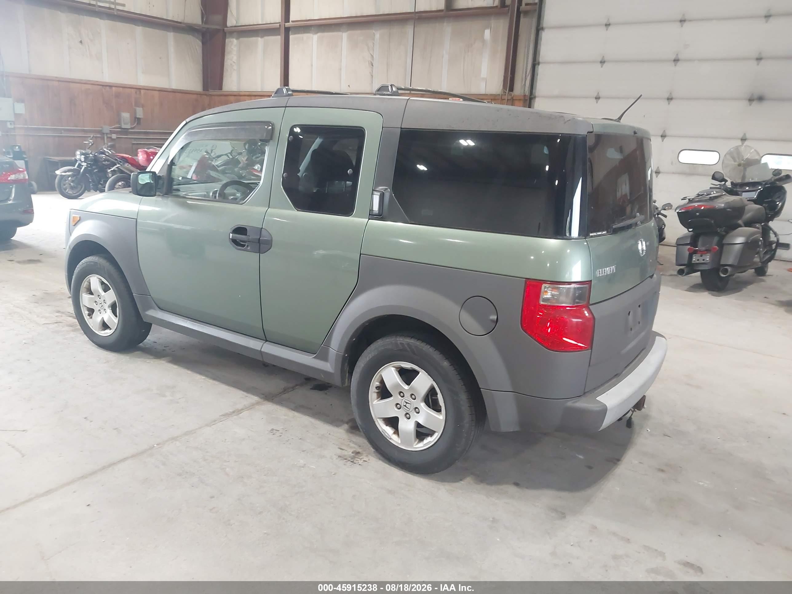 2005 Honda Element Ex Green vin: 5J6YH27615L025152