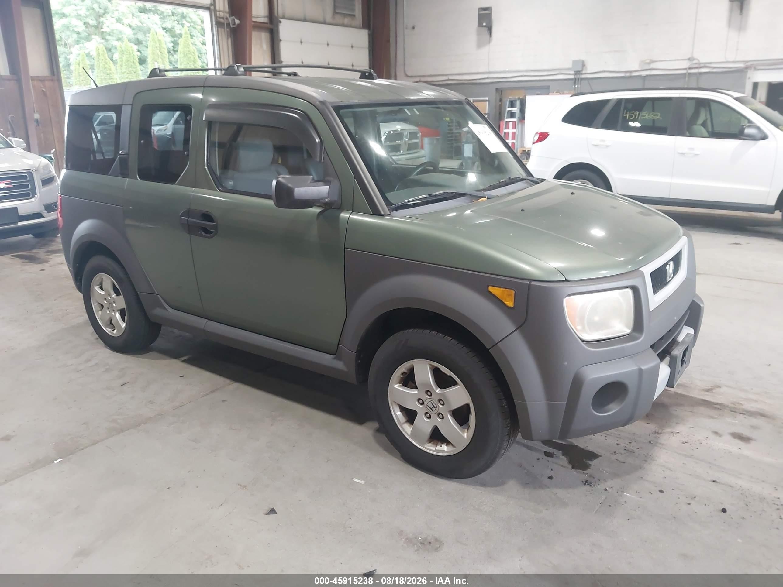 2005 Honda Element Ex Green vin: 5J6YH27615L025152