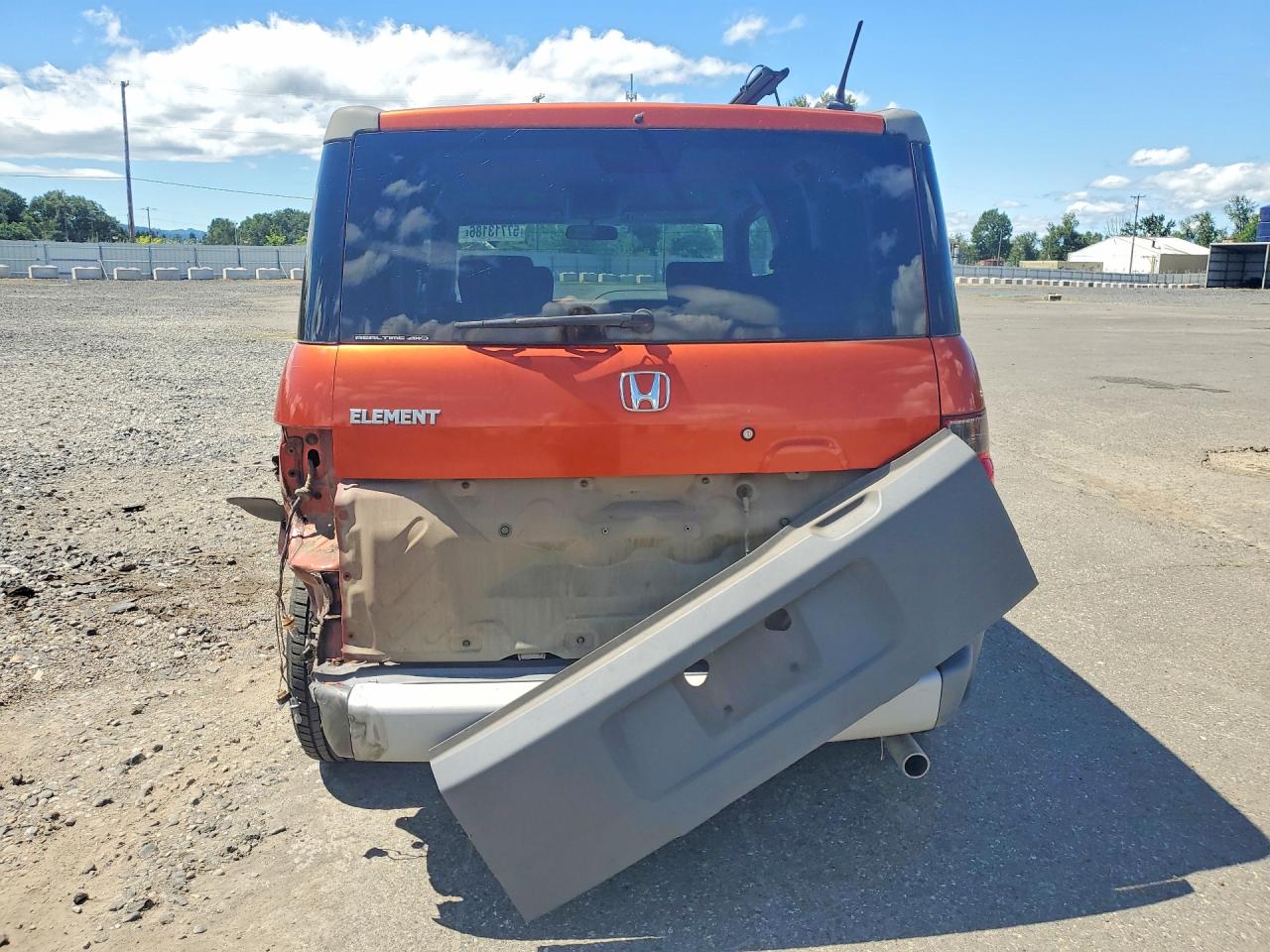 2005 Honda Element Ex Orange vin: 5J6YH27655L030595