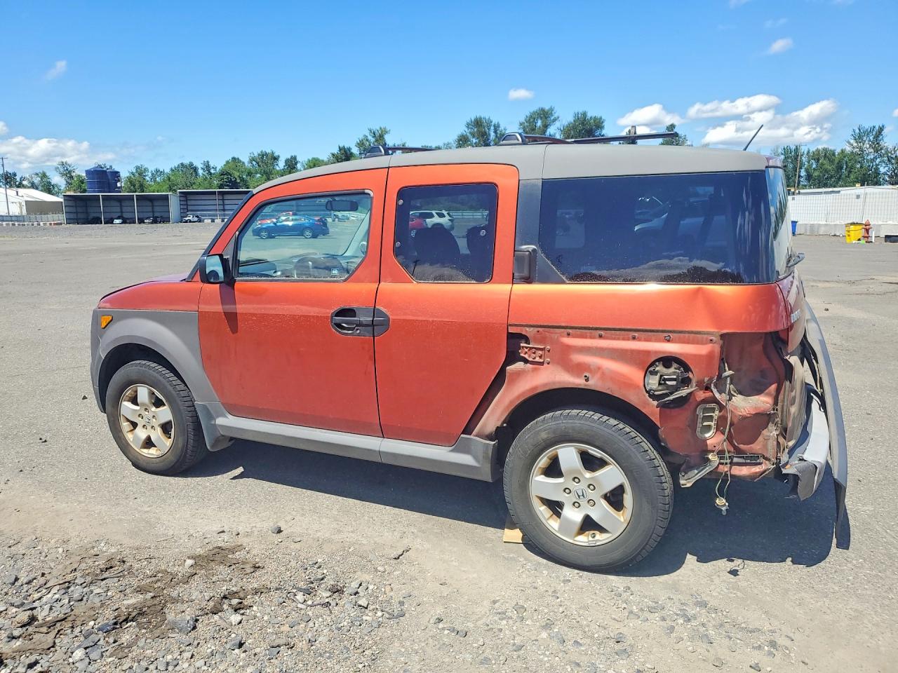 2005 Honda Element Ex Orange vin: 5J6YH27655L030595