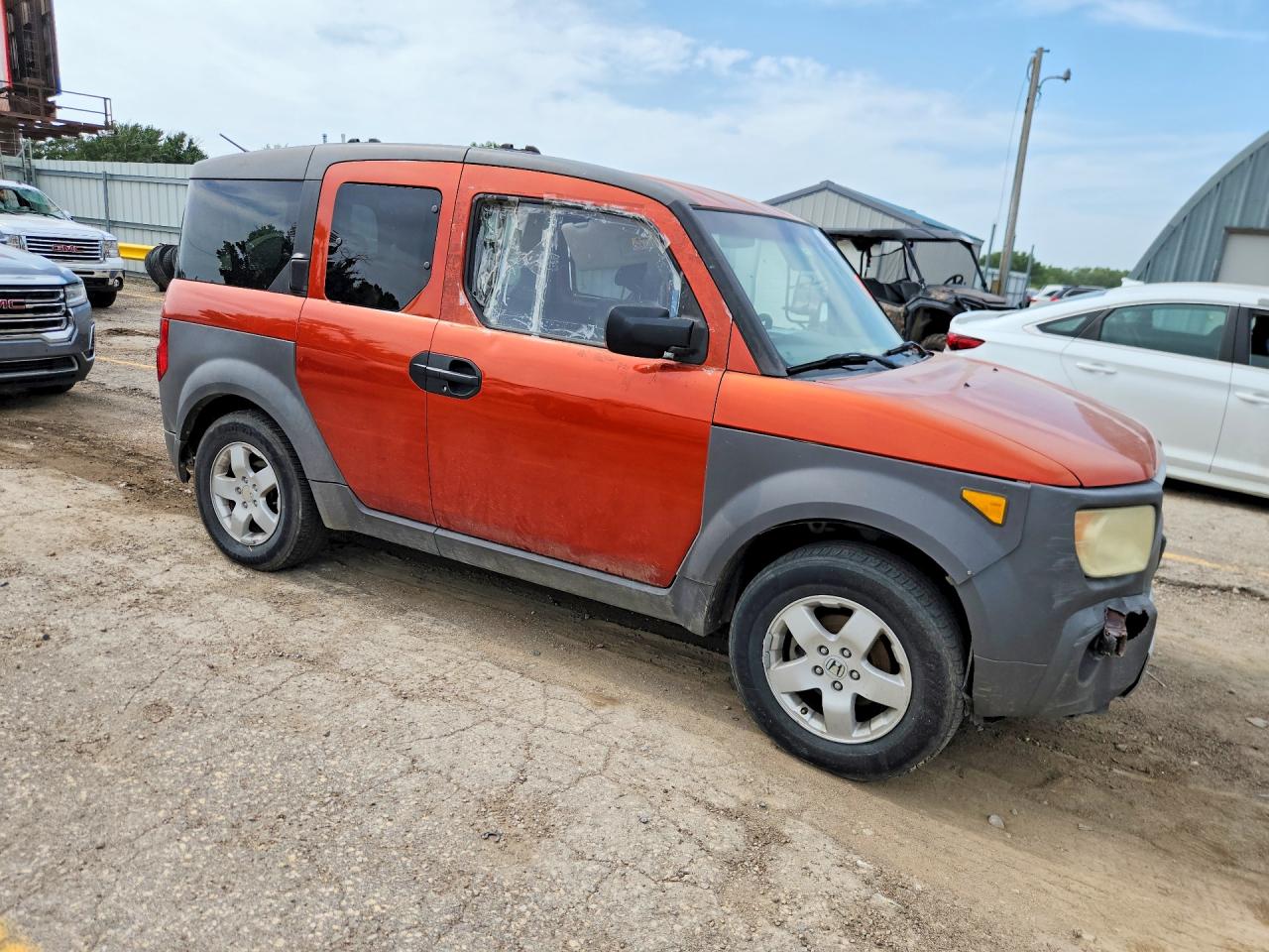 2004 Honda Element Ex Orange vin: 5J6YH27664L004179