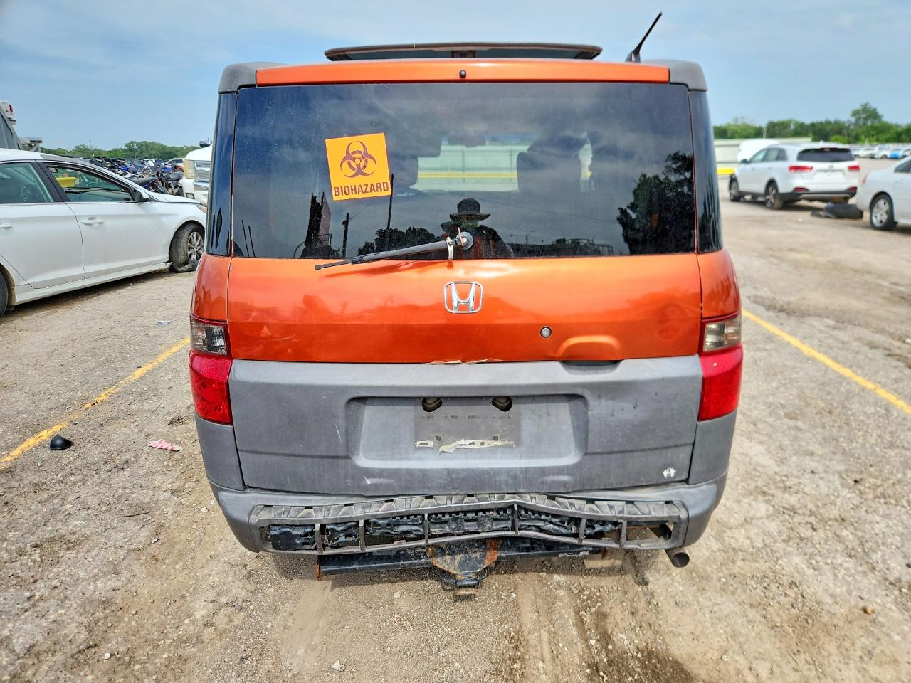 2004 Honda Element Ex Orange vin: 5J6YH27664L004179