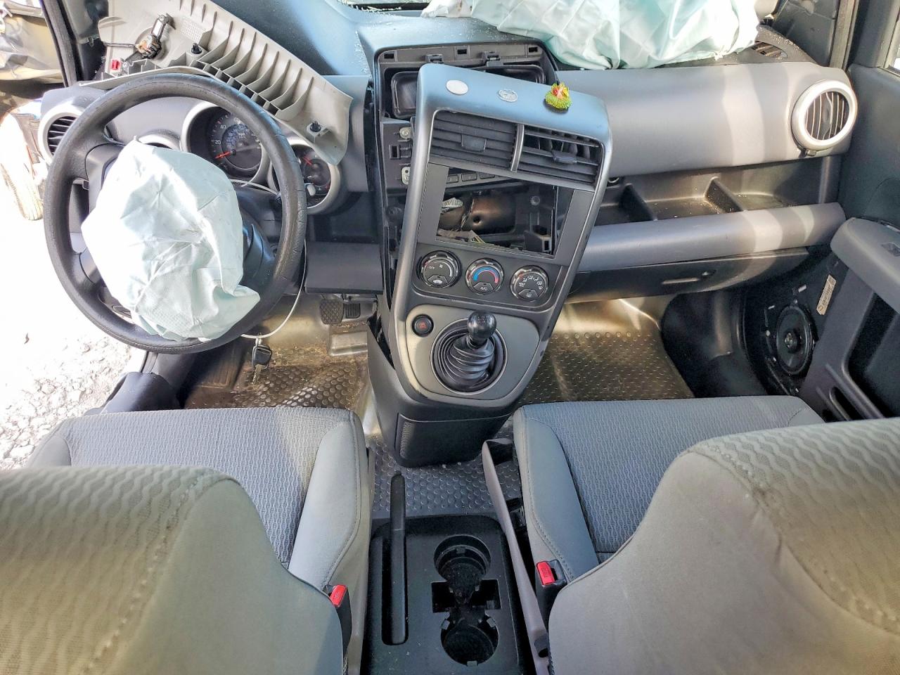 2005 Honda Element Ex Gray vin: 5J6YH27665L019587