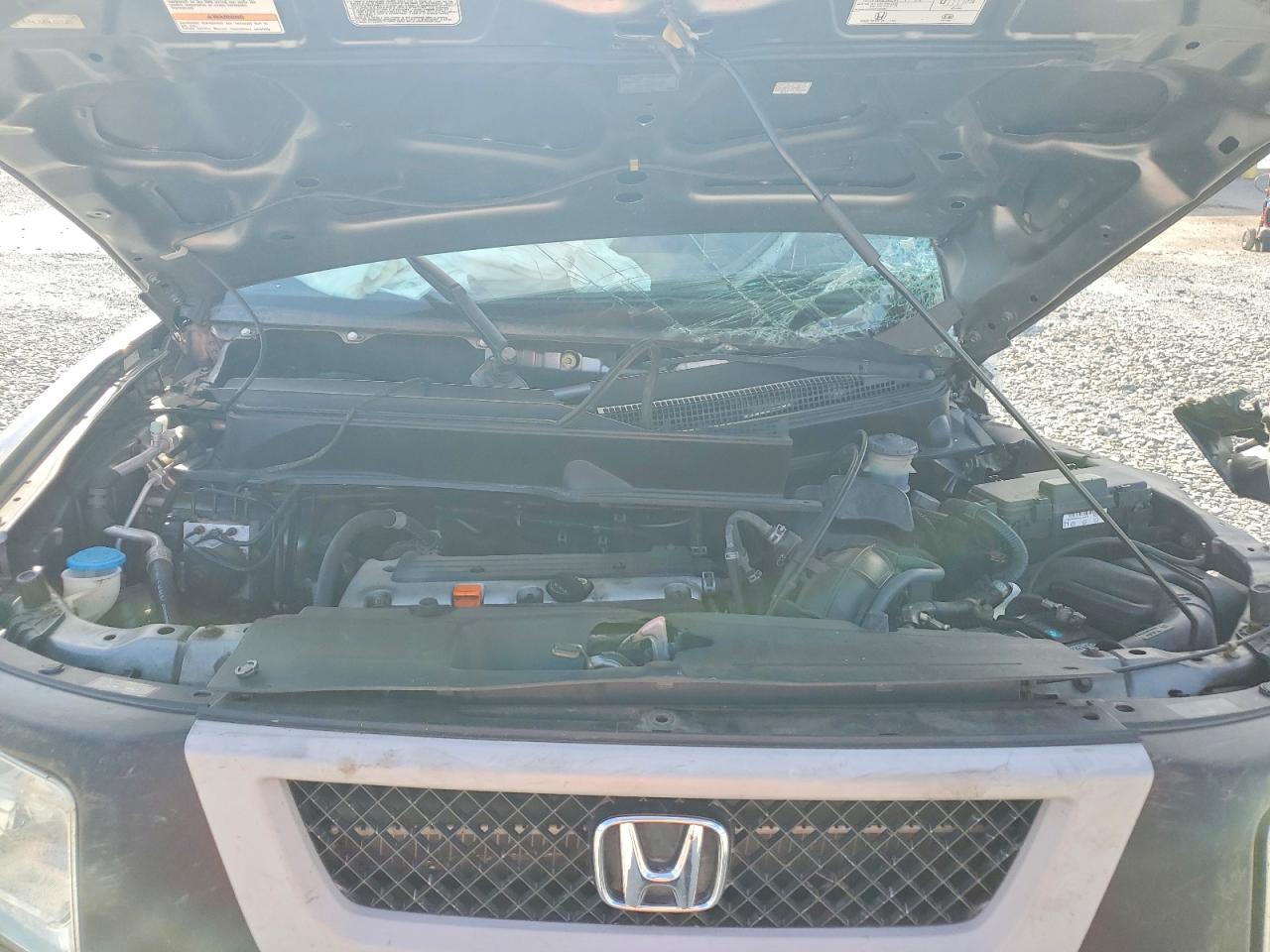 2005 Honda Element Ex Gray vin: 5J6YH27665L019587