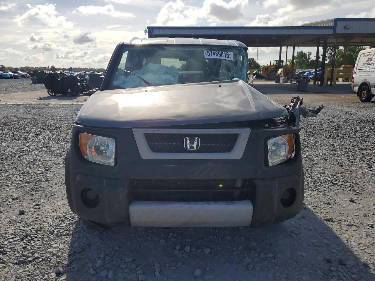 2005 Honda Element Ex Gray vin: 5J6YH27665L019587