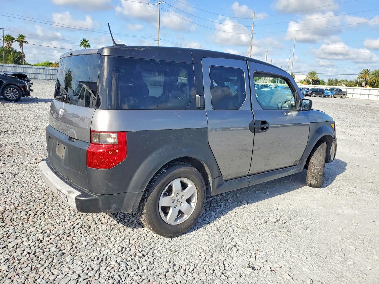 2005 Honda Element Ex Gray vin: 5J6YH27665L019587