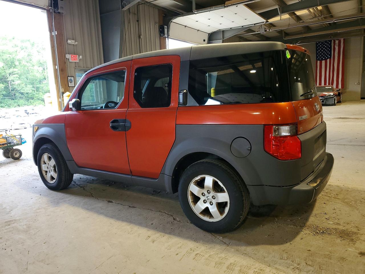 2004 Honda Element Ex Orange vin: 5J6YH27674L034811