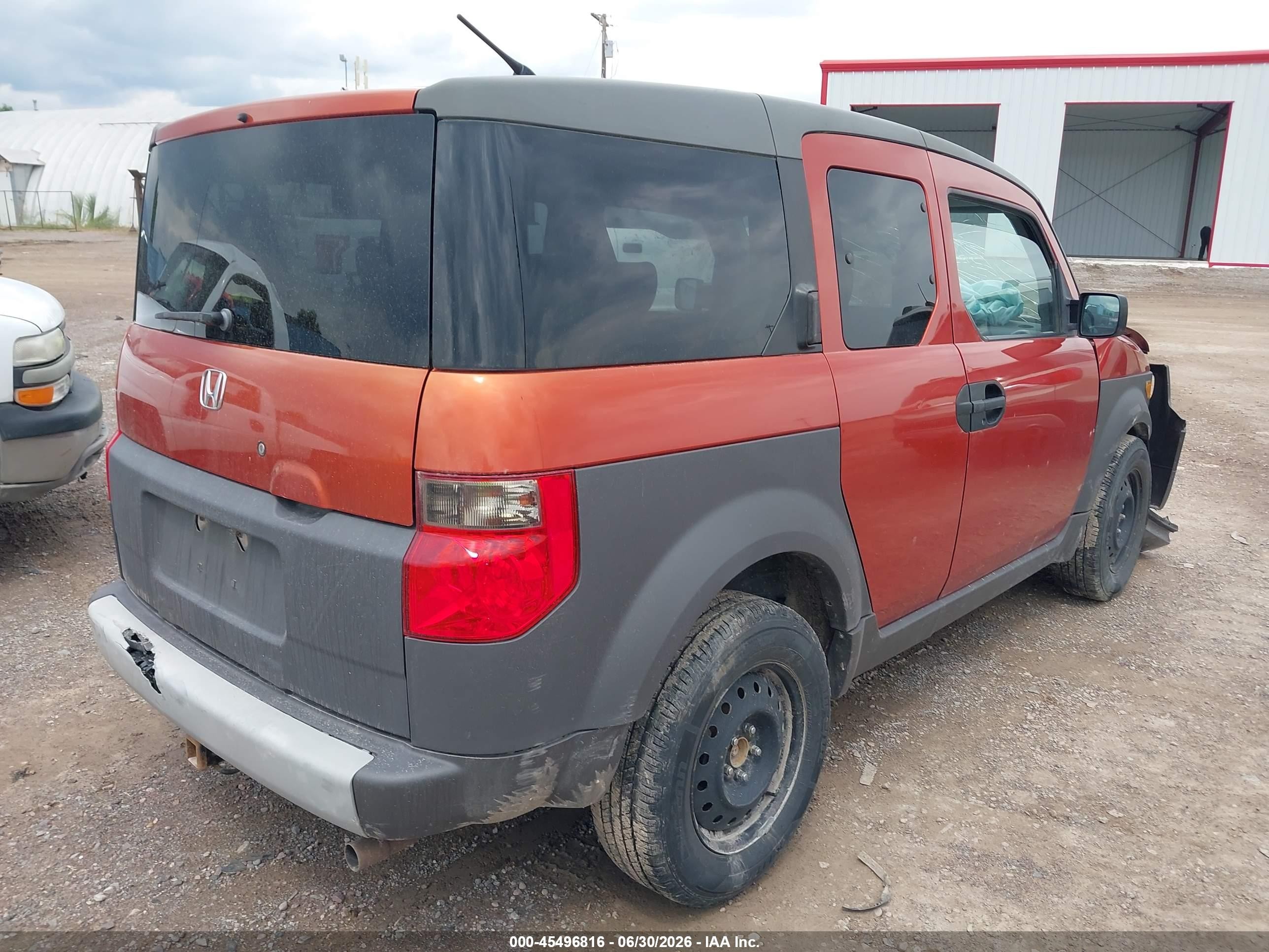 2004 Honda Element Ex Orange vin: 5J6YH27684L002482