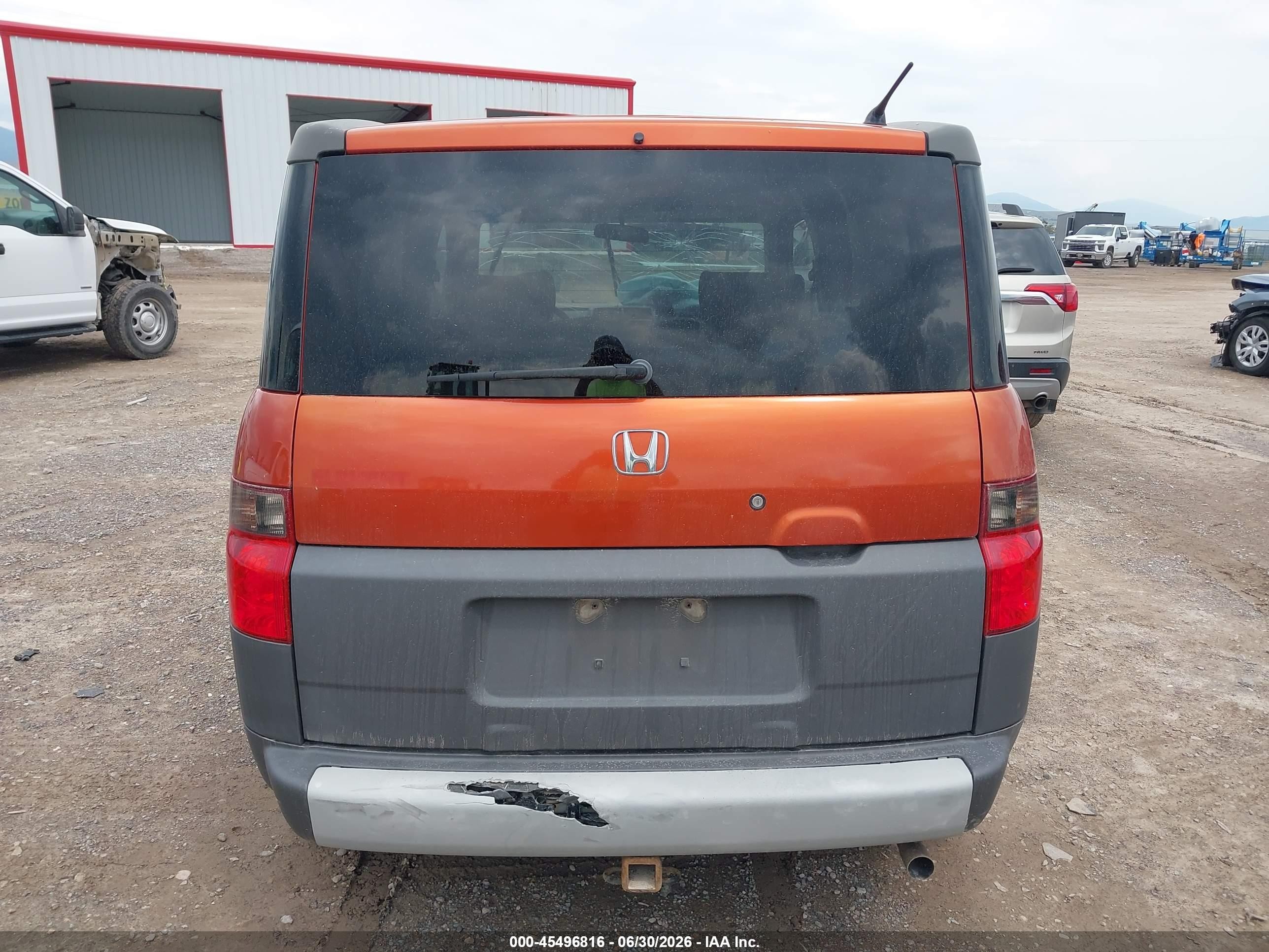 2004 Honda Element Ex Orange vin: 5J6YH27684L002482