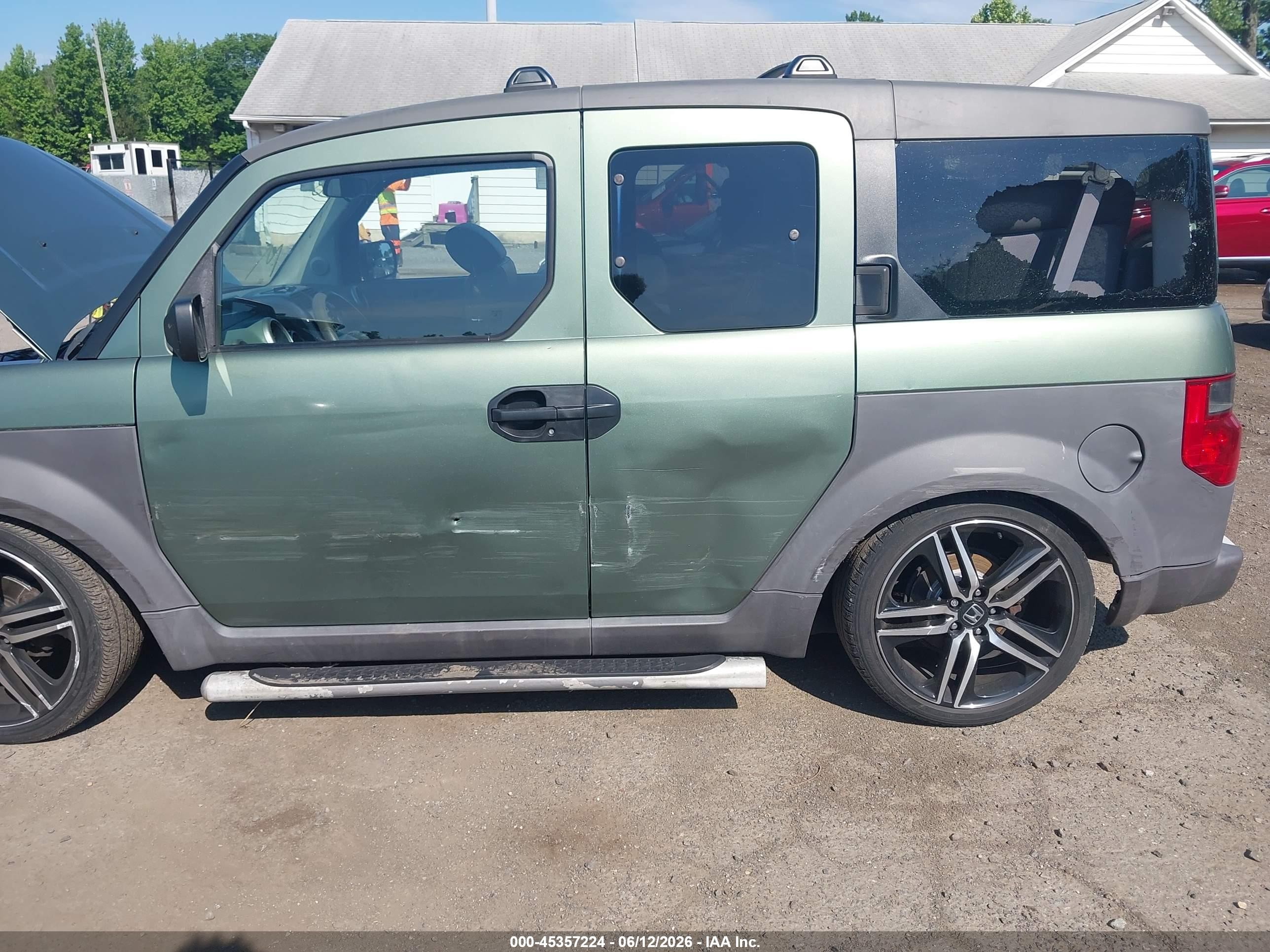 2003 Honda Element Ex Зеленый vin: 5J6YH276X3L030444