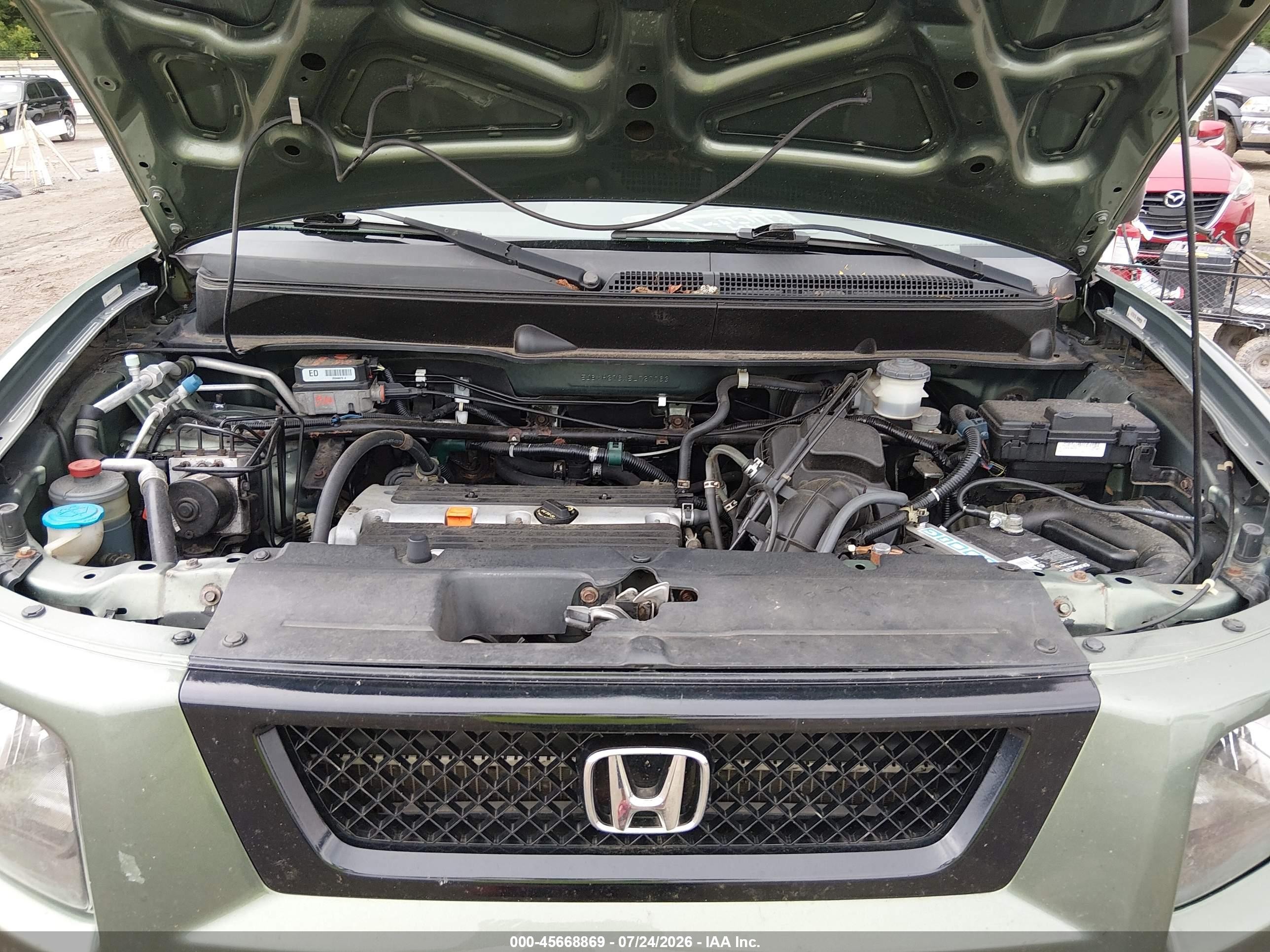 2005 Honda Element Ex Green vin: 5J6YH276X5L020063