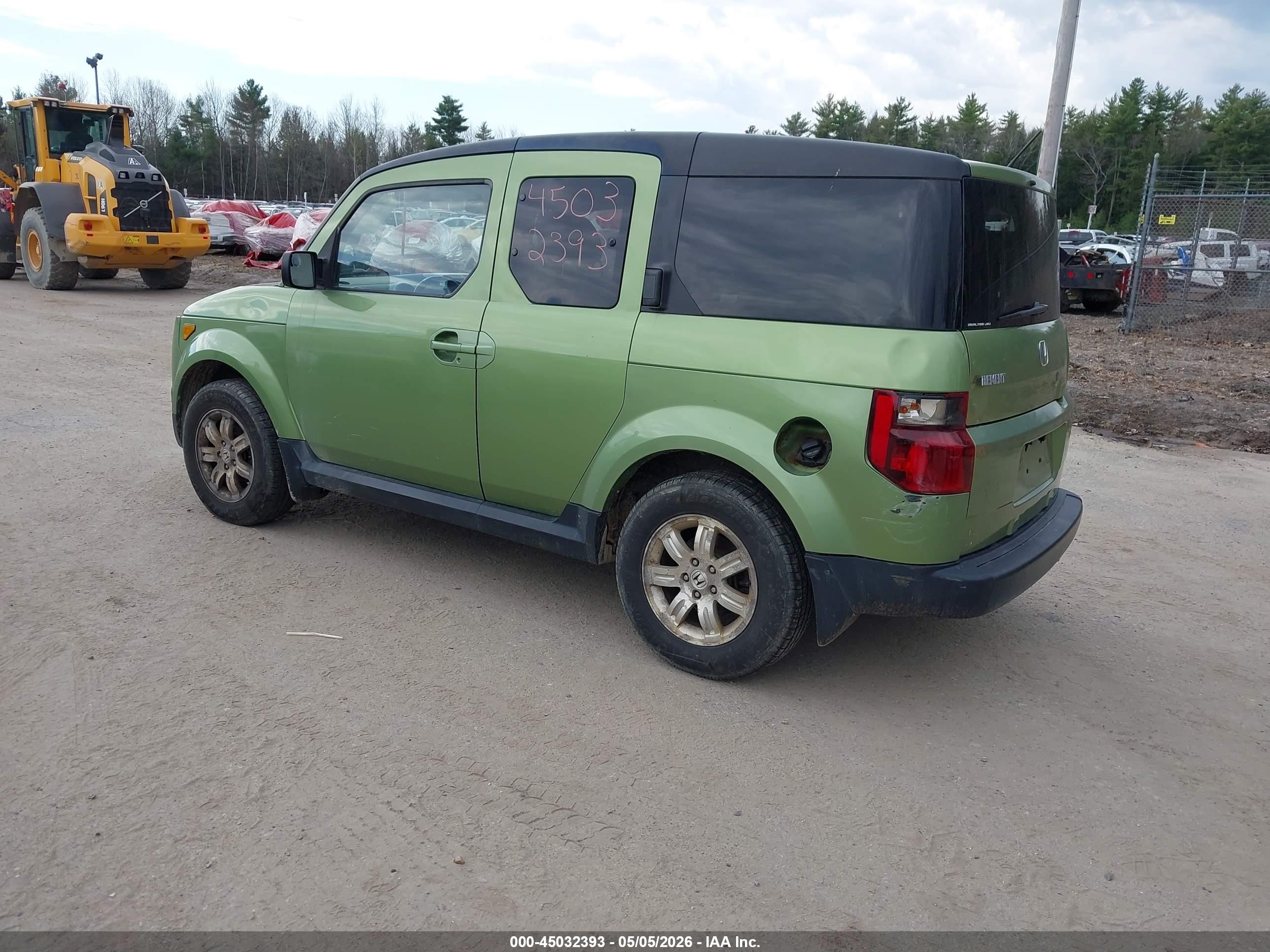 2006 Honda Element Ex-p Зеленый vin: 5J6YH27706L014430