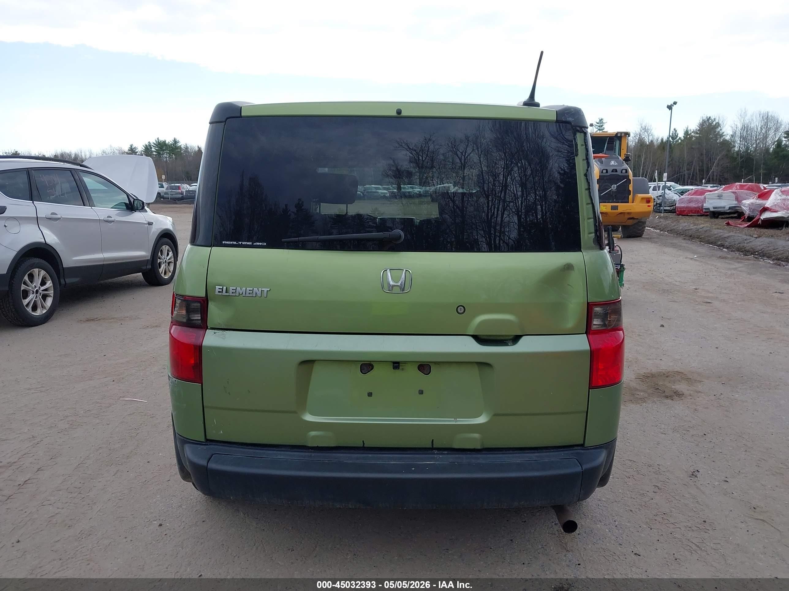 2006 Honda Element Ex-p Зеленый vin: 5J6YH27706L014430