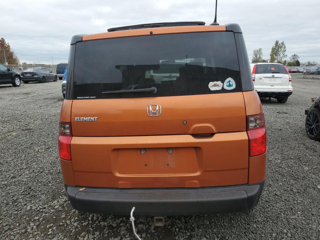 2007 Honda Element Ex Оранжевый vin: 5J6YH27727L011062