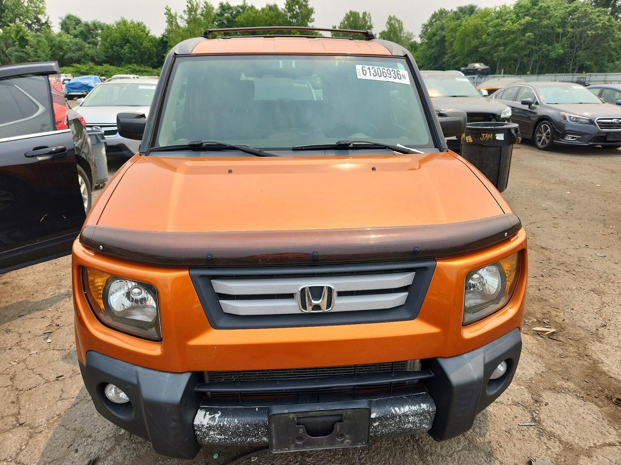 2007 Honda Element Ex Orange vin: 5J6YH27747L008891