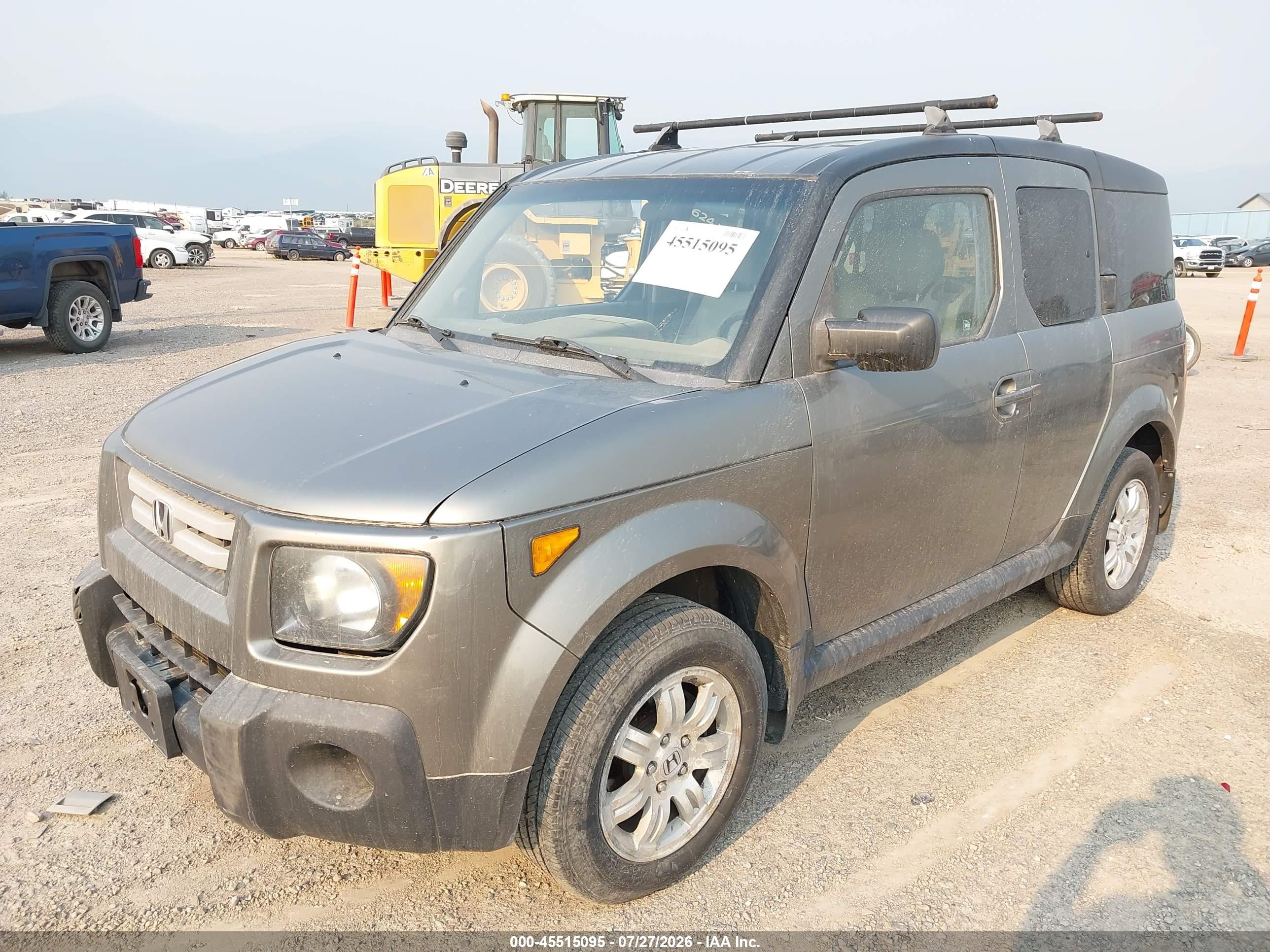 2008 Honda Element Ex Silver vin: 5J6YH27778L012886